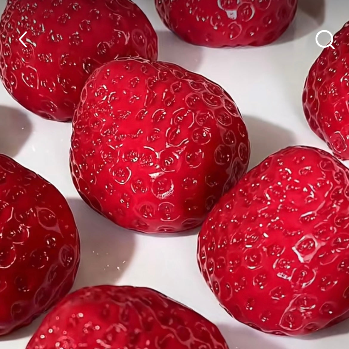 120g Handmade Strawberry Stress Relief Squishy Toy