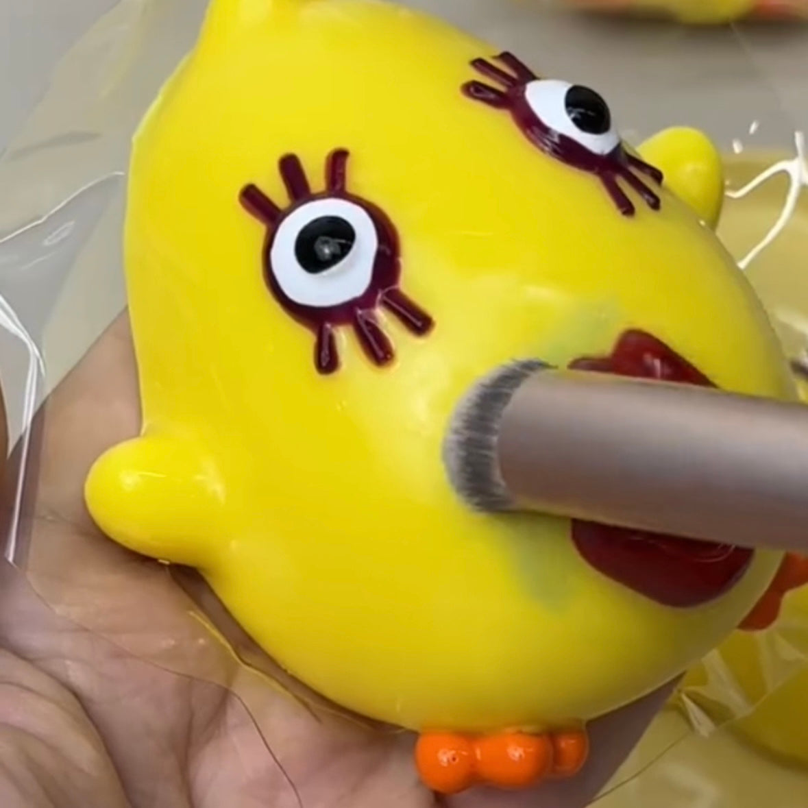 Yellow Chick Taba Squishy Toy