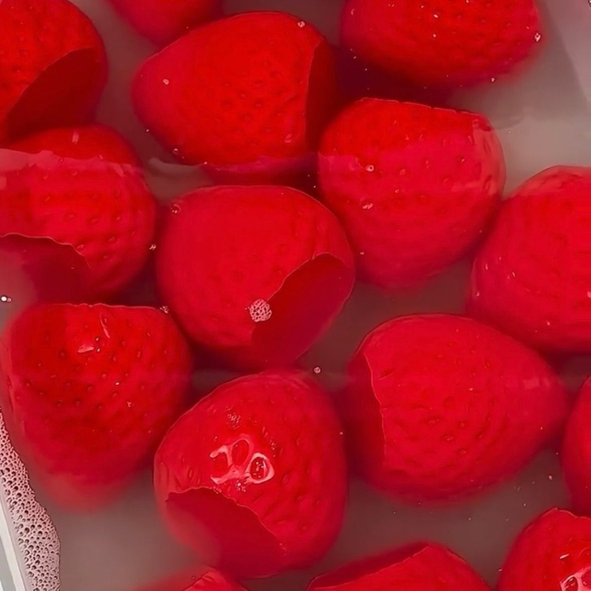 120g Handmade Strawberry Stress Relief Squishy Toy