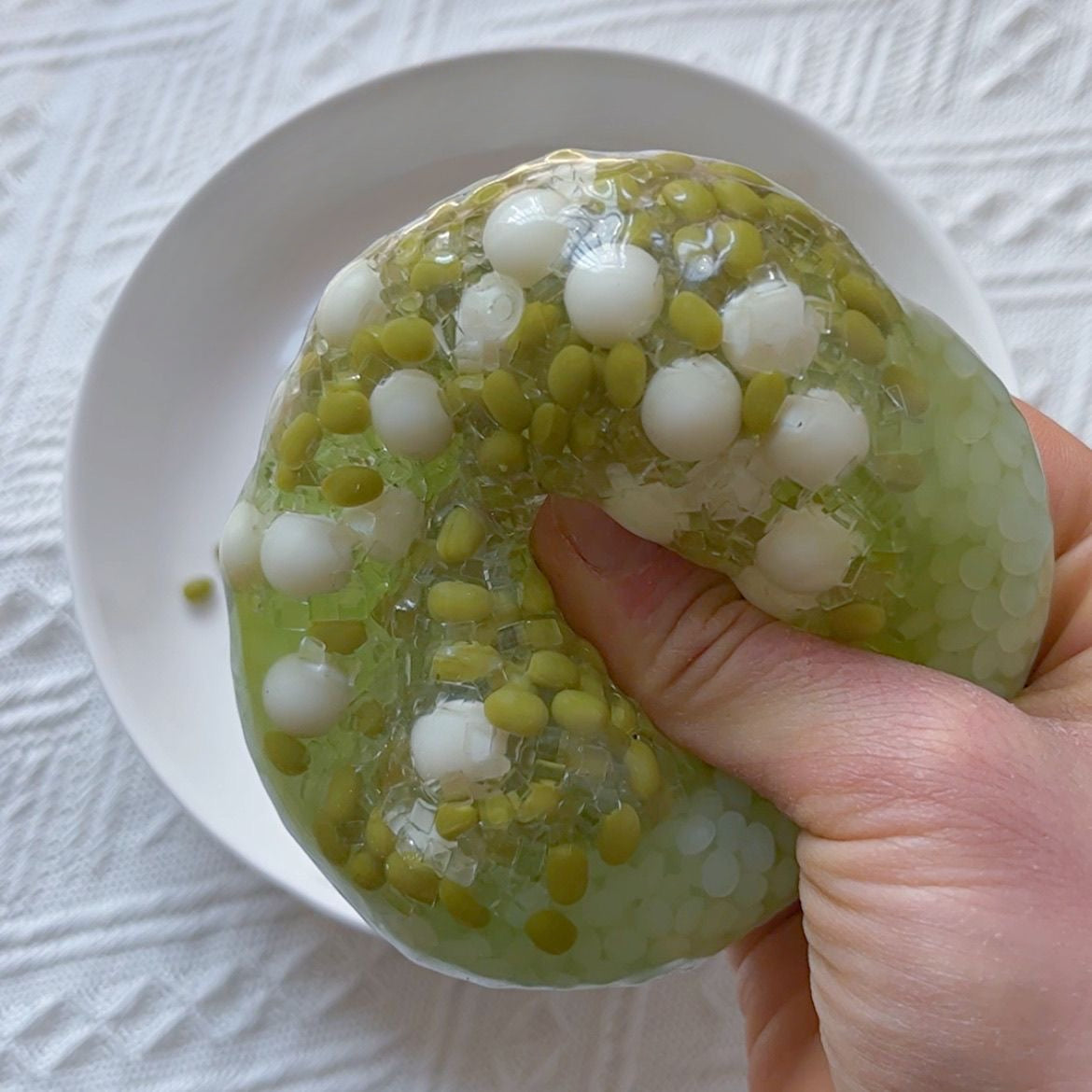 Green Bean Handmade Stress Balls
