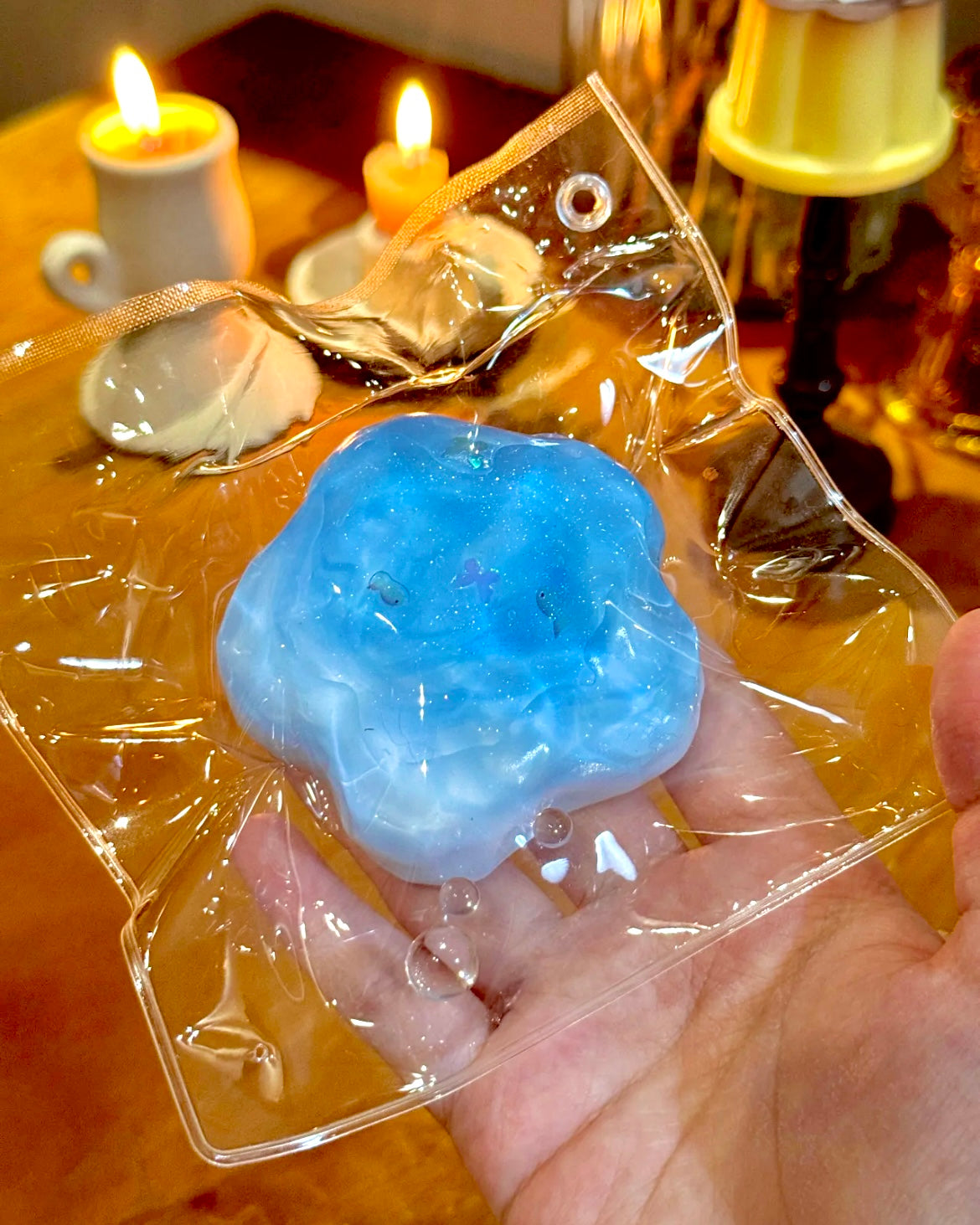 Transparent Deep Sea Star Squishy Taba Squishy Toy