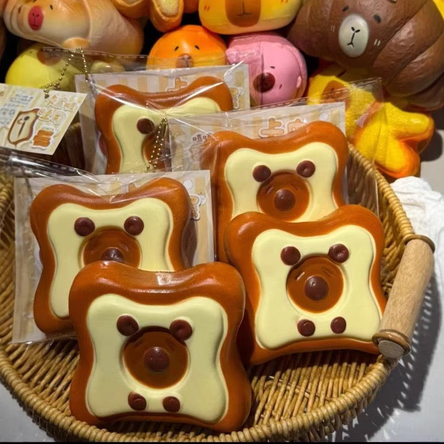 Slow Rising Squishy Capybara Bread Stress Relief Decompression Toy