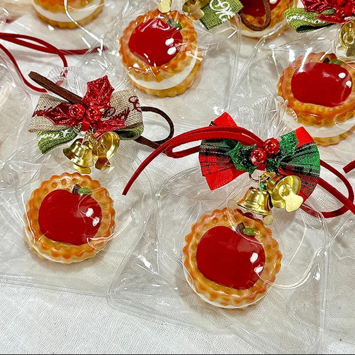Mini Apple Cookies Taba Squishy Toy - Christmas Series