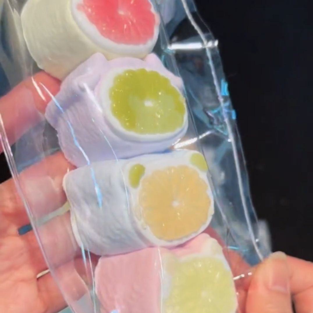 4pcs Handmade Grapefruit Taba Squishy Toy