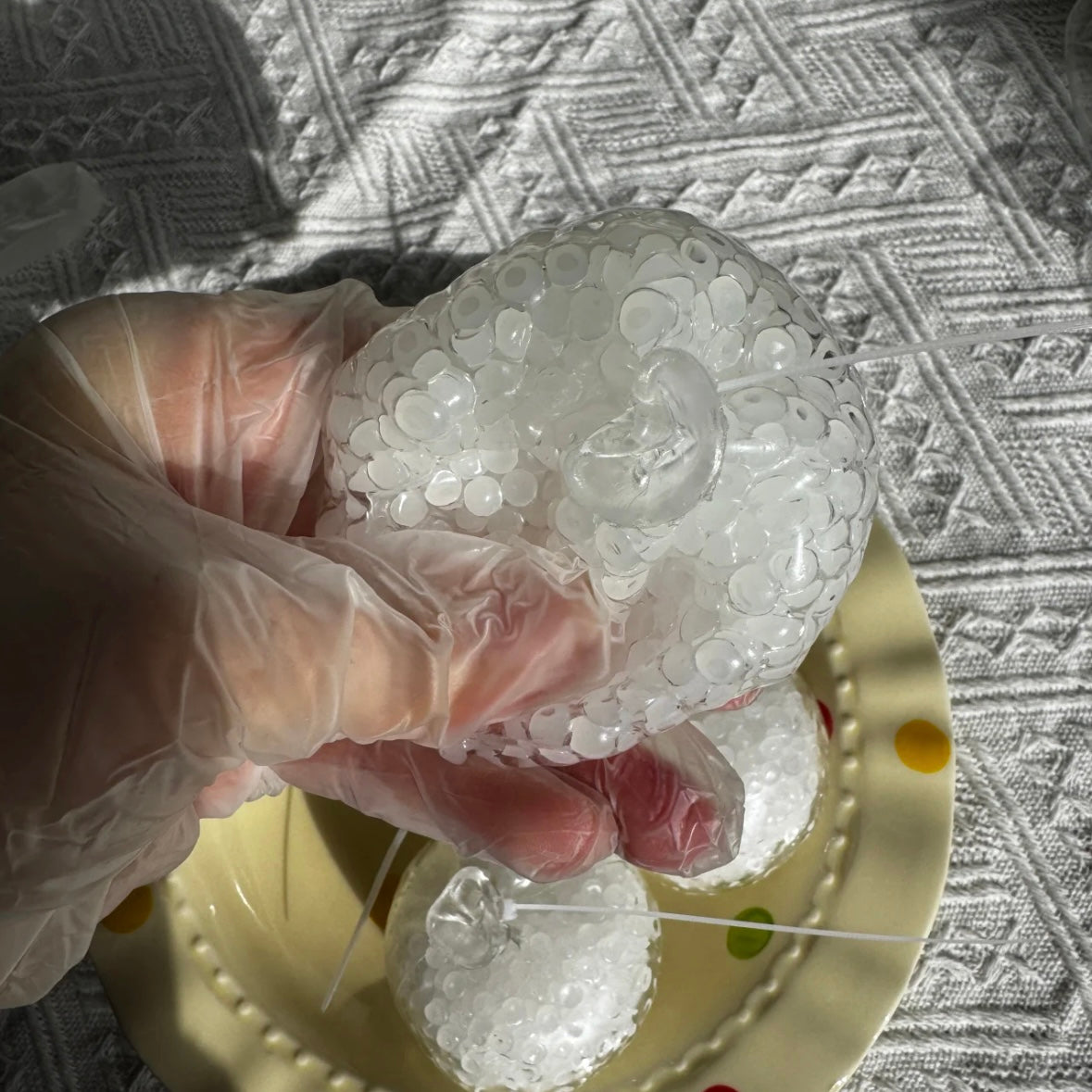 White Glutinous Rice Handmade Stress Balls