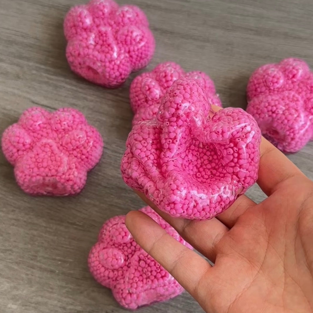 Rose Cat's Paw Handmade Stress Balls