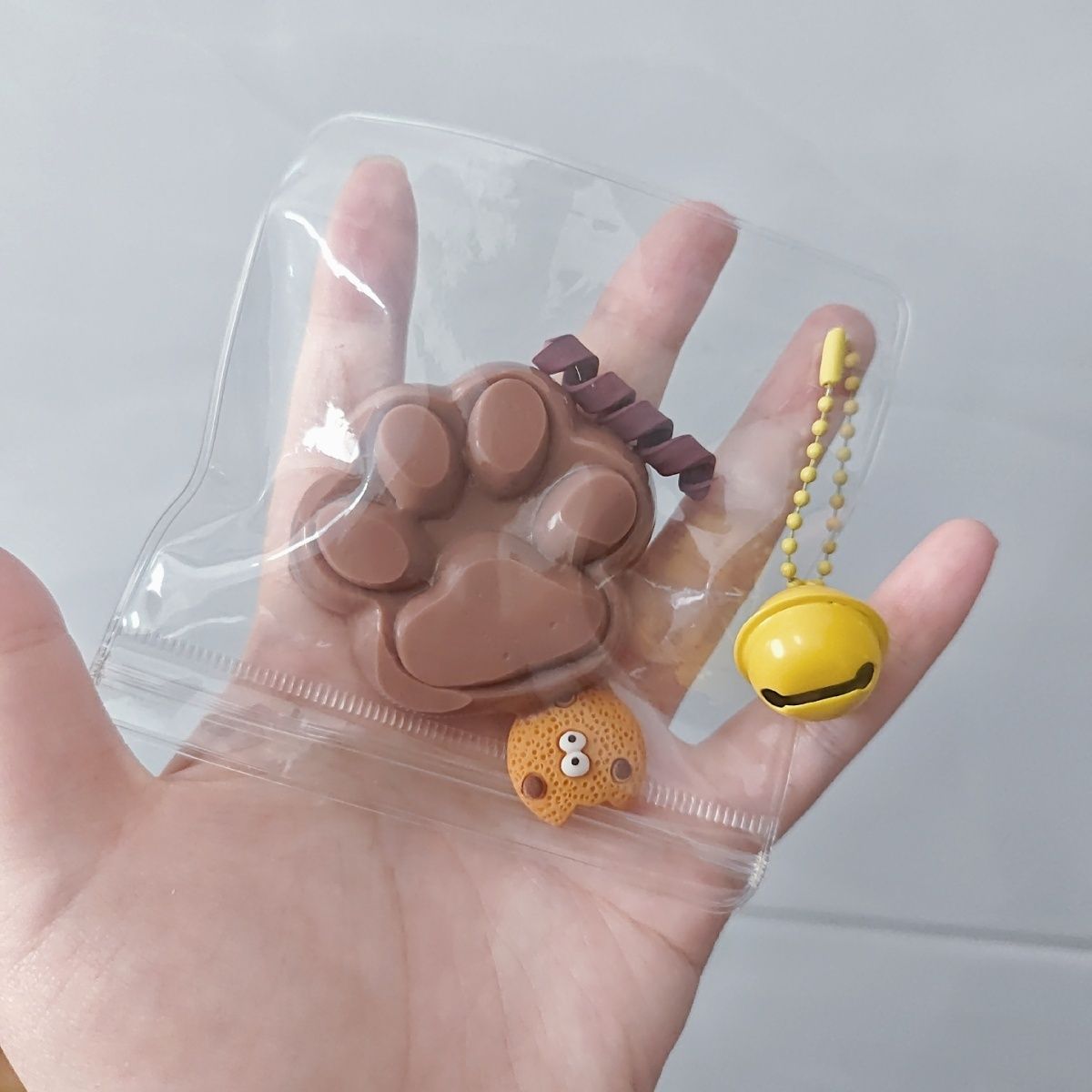 Handmade Chocolate Catpaws Taba Squishy Toy