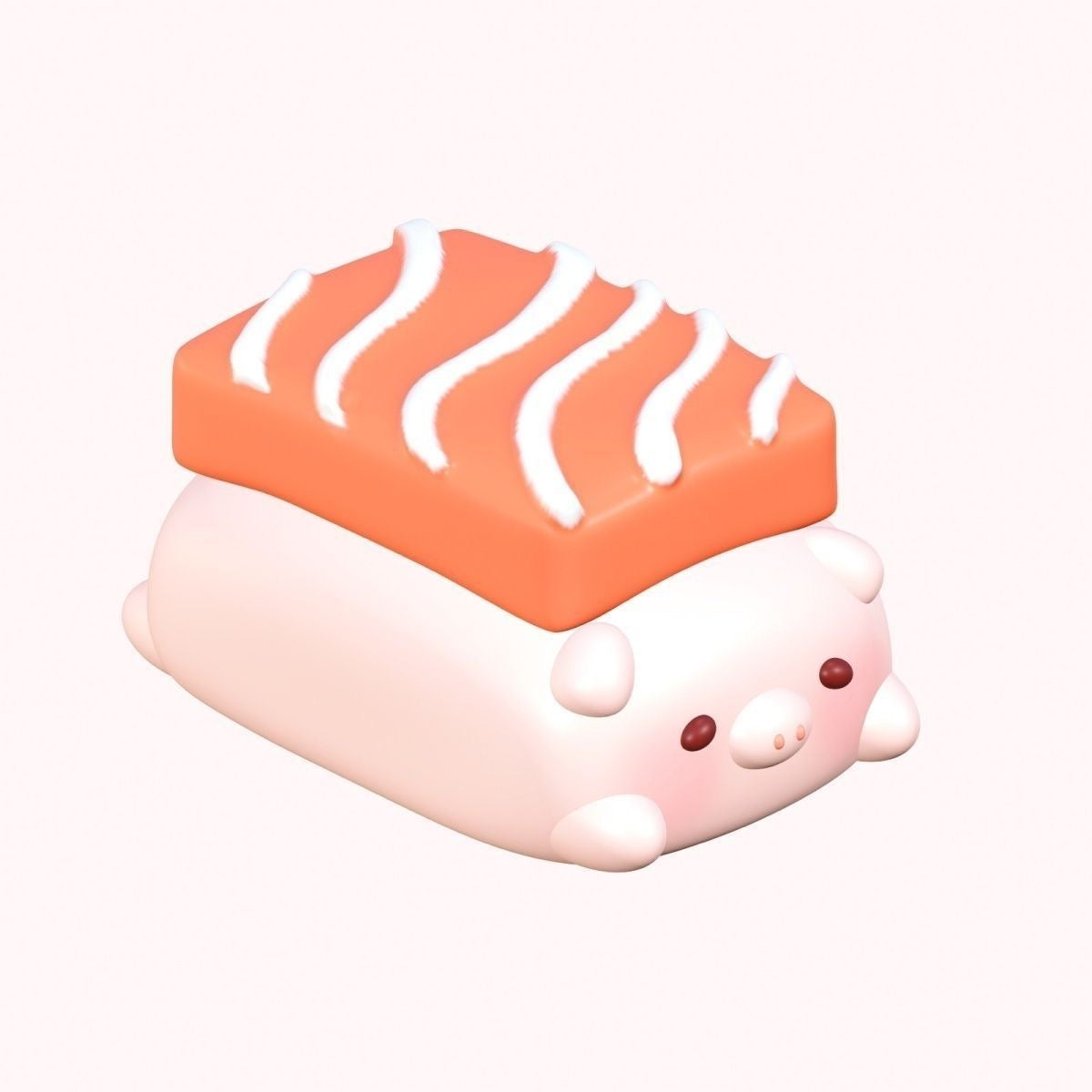 Pig Rice Balls Mold Silicone Squishy Mold