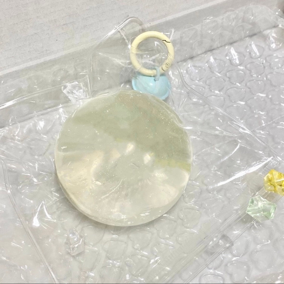 Transparent Handmade Silicone Stress Ball Taba Squishy Toy with Freebie