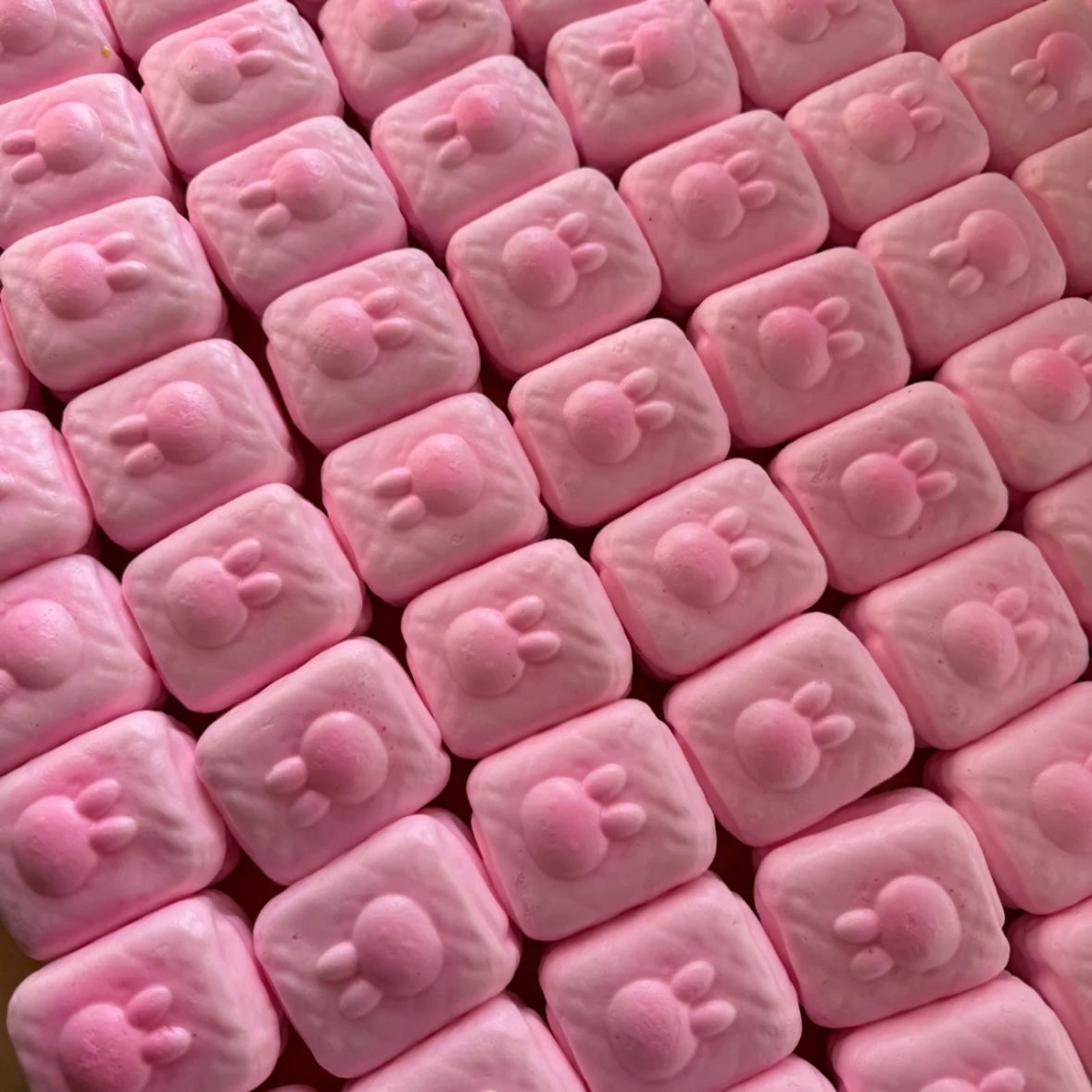 5pcs Mini Rabbit Quilt Slow Rising Squishy Stress Relief Decompression Toy