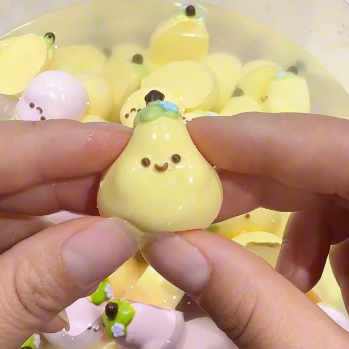2pcs Mini Eggplant Taba Squishy Toy
