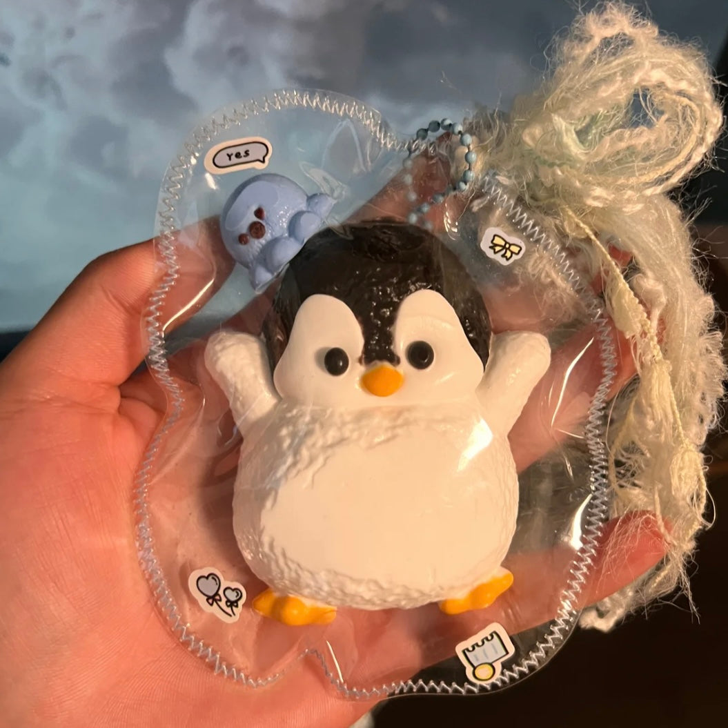 Handmade Silicone Penguin Stress Relief Squishy Toy