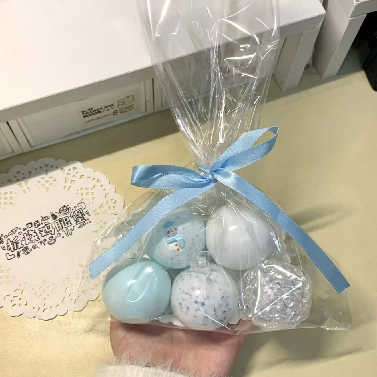 5pcs 4cm Mini Handmade Stress Balls