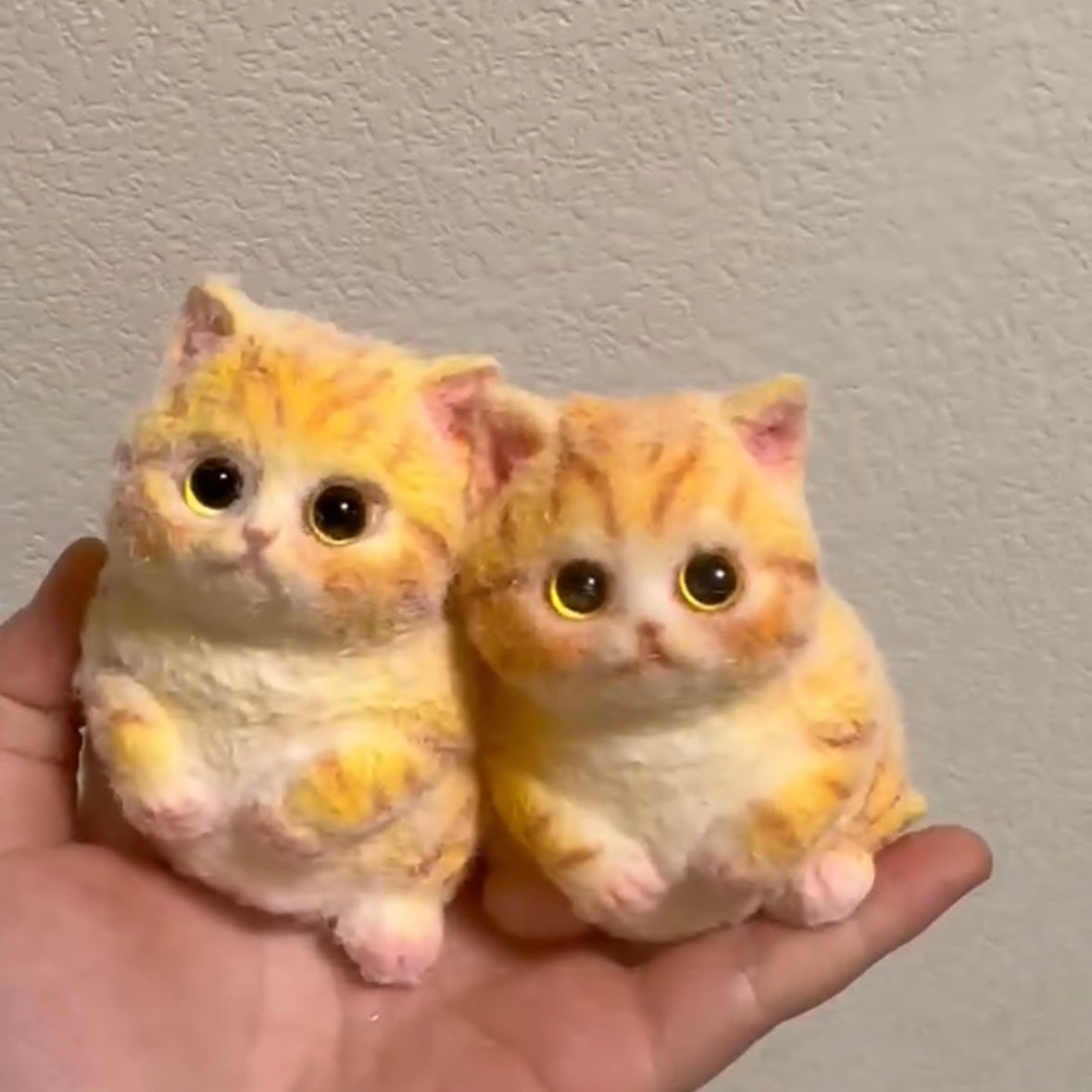 Handmade Orange Cat Taba Squishy Toy