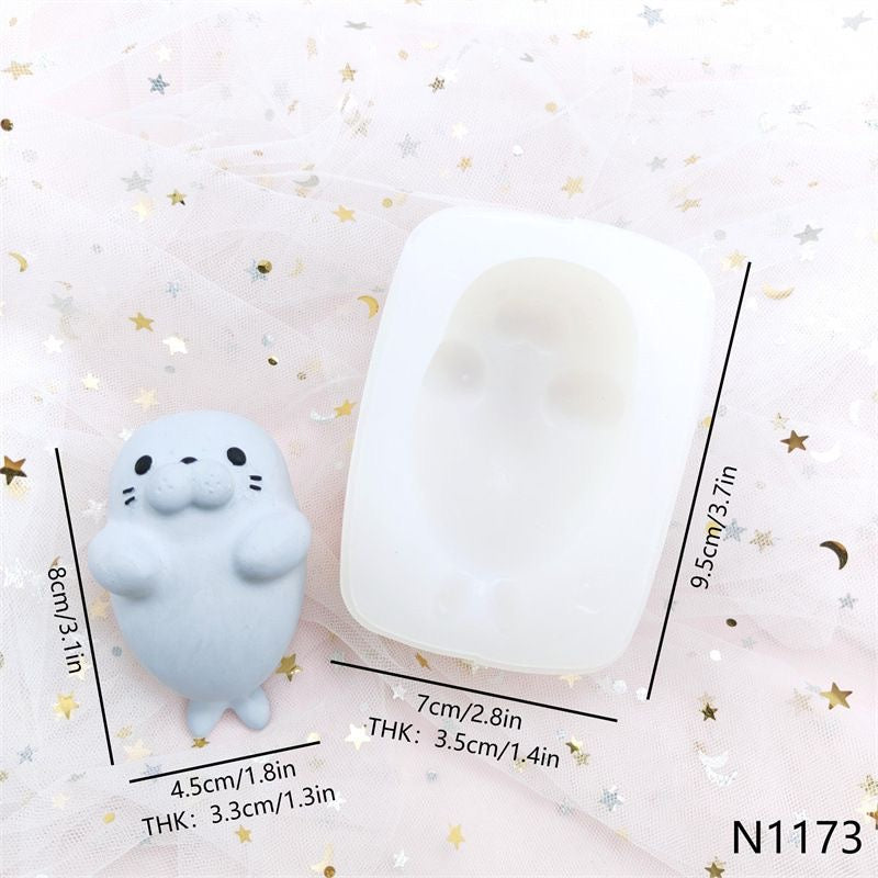 Mini Seal Mold Silicone Squishy Mold