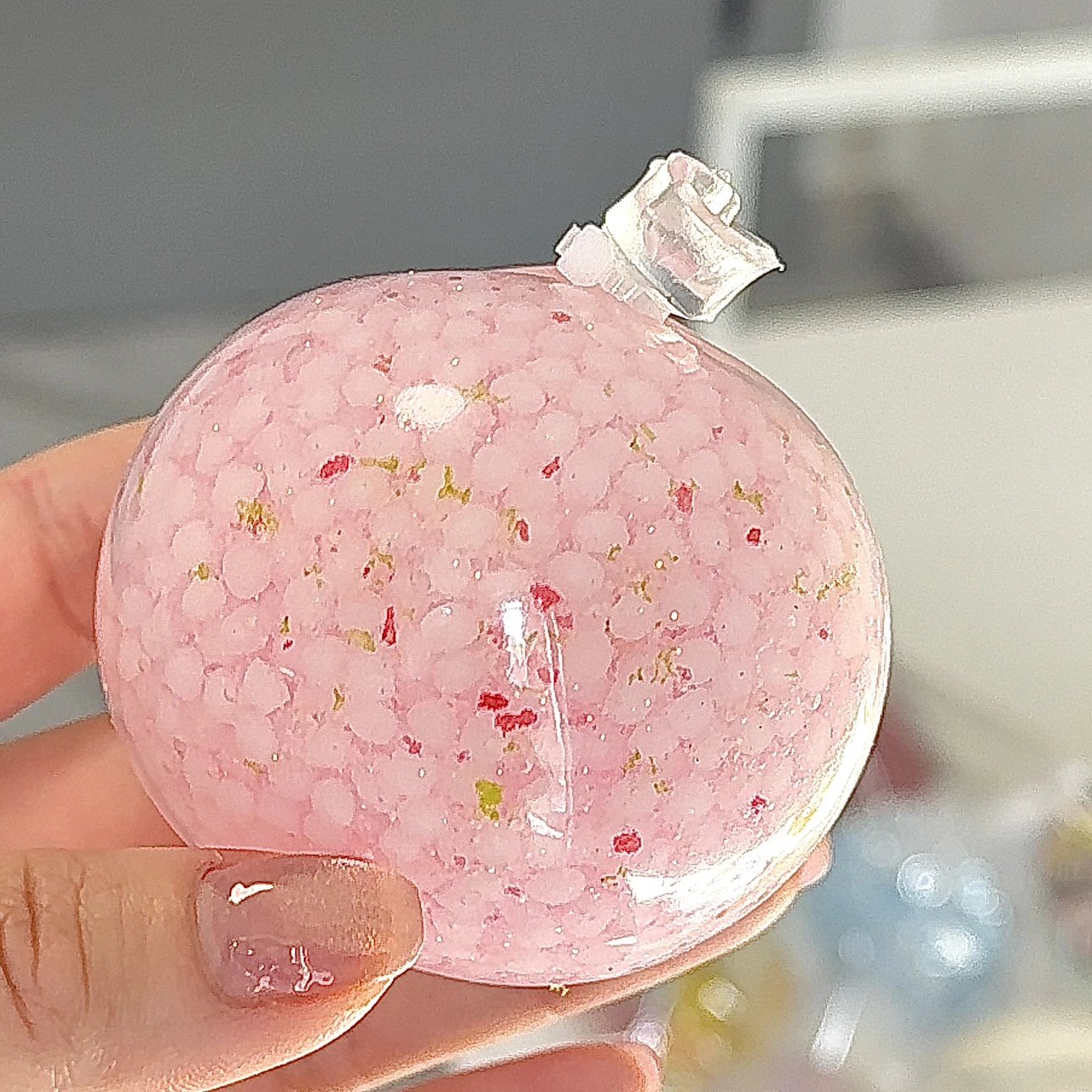 Sakura Pink Handmade Stress Balls