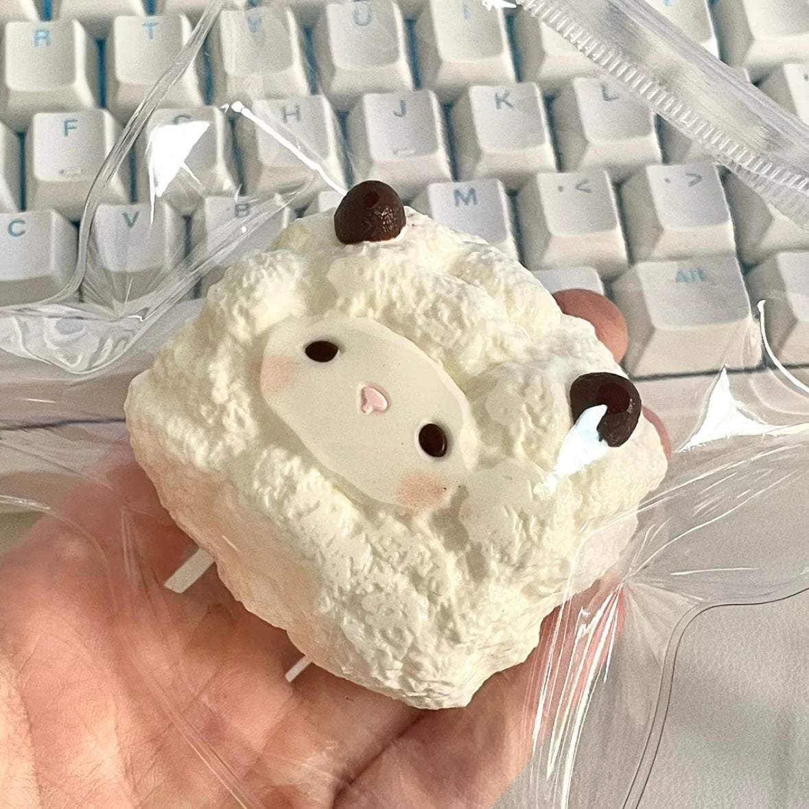 Handmade Silicone Sheep Taba Squishy Toy