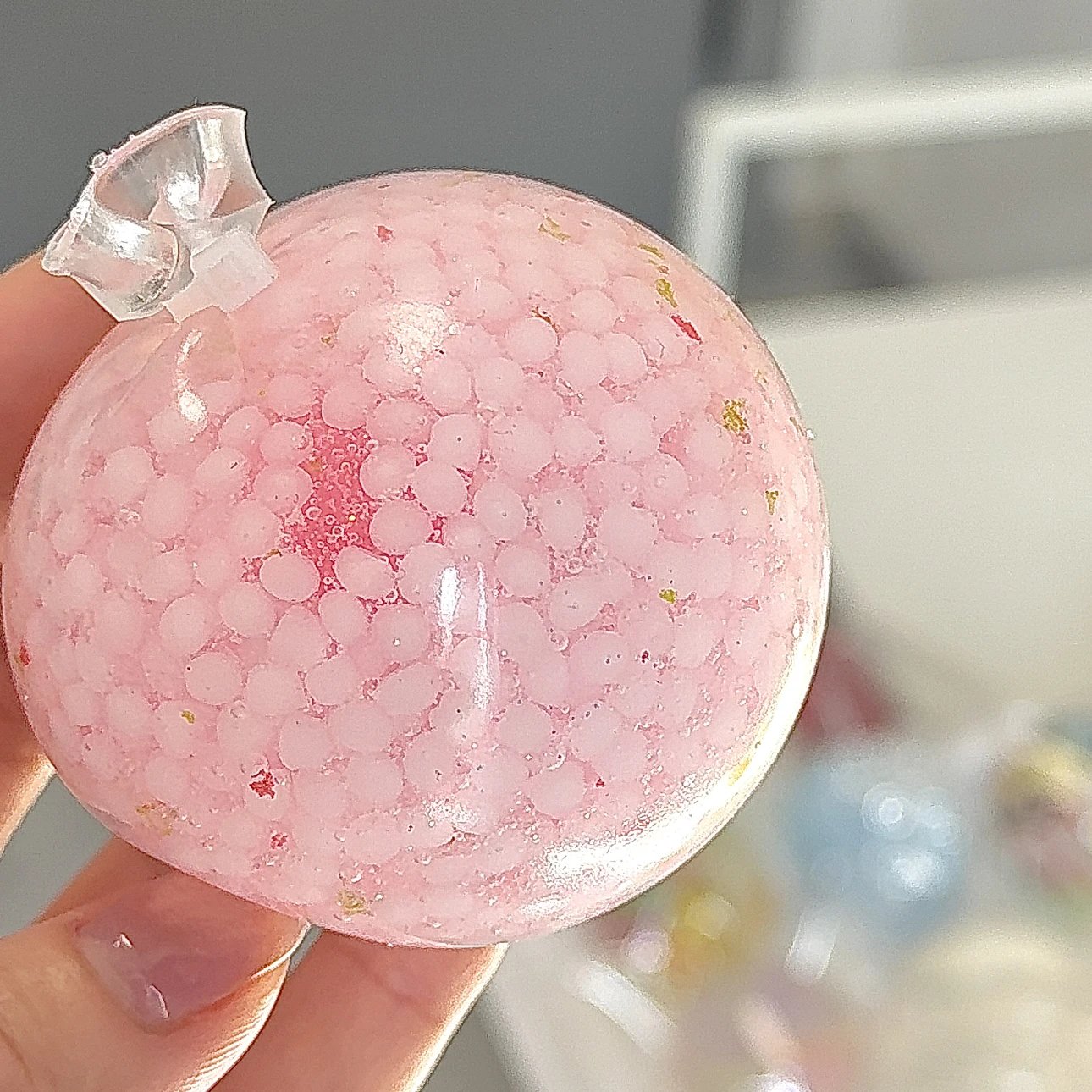 Sakura Pink Handmade Stress Balls