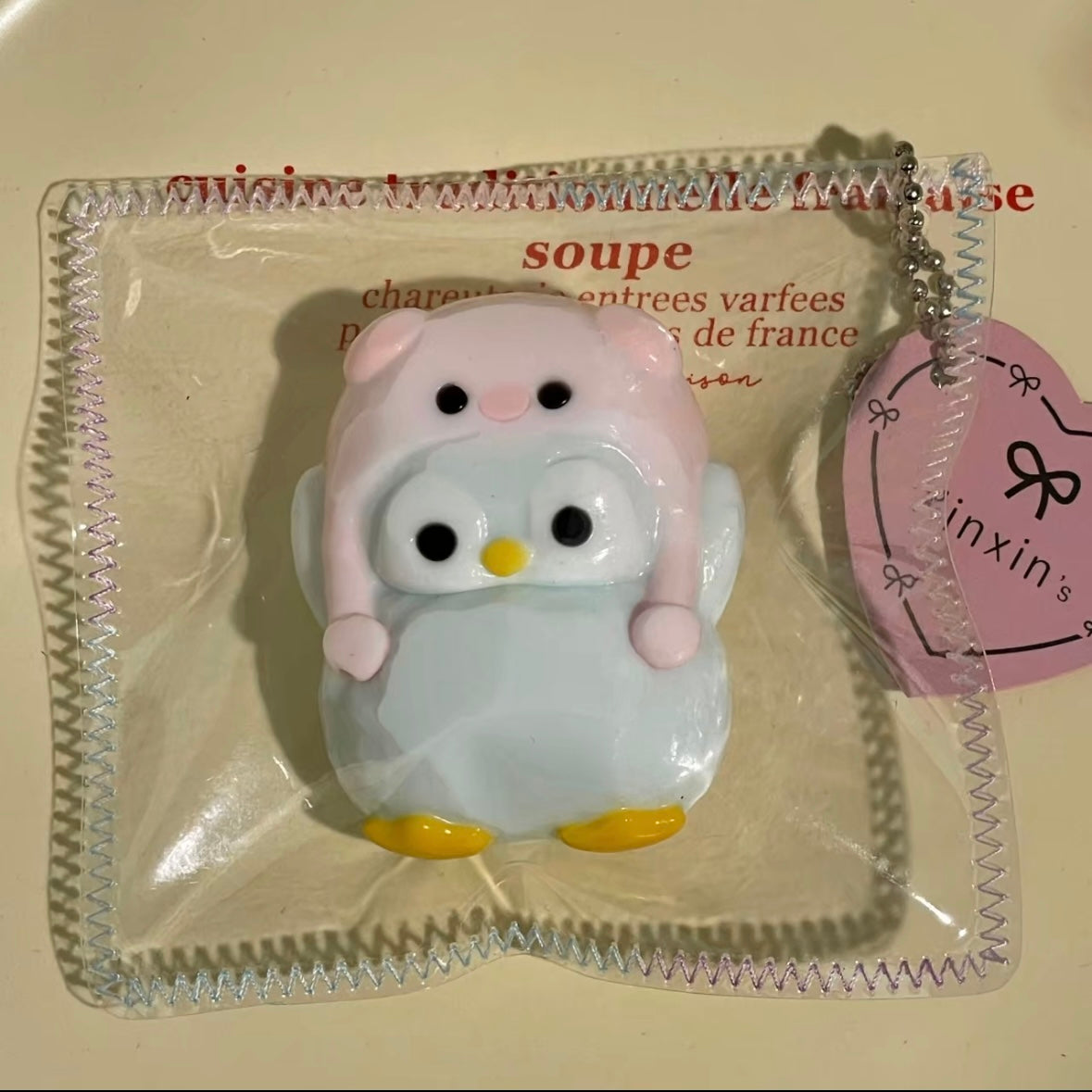 Handmade Mini Penguin Taba Squishy Toy