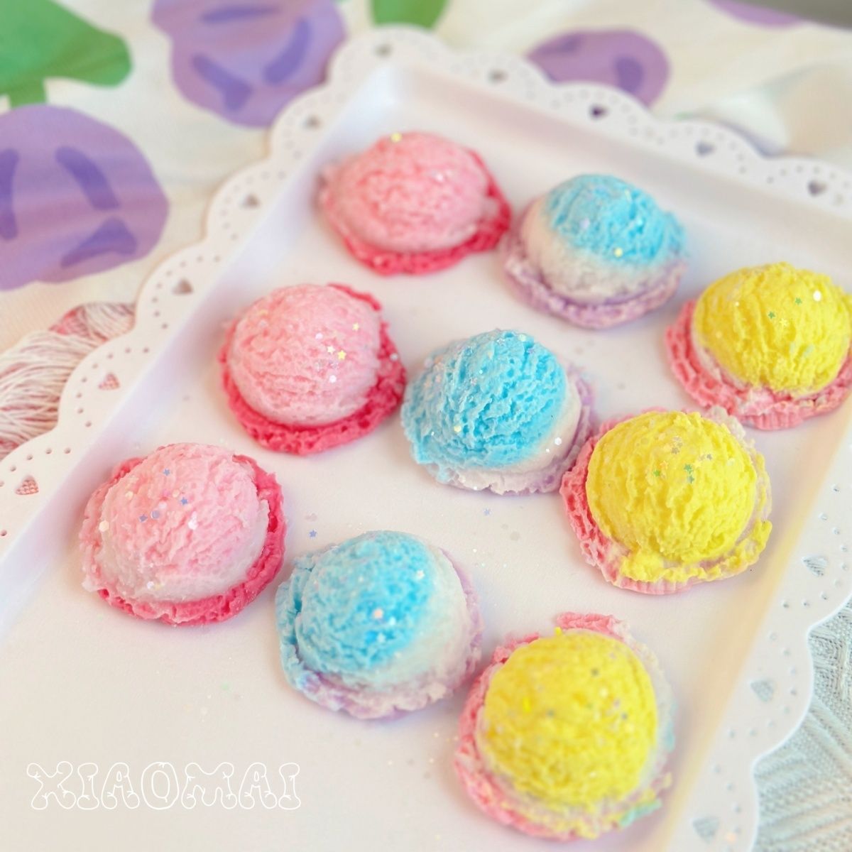 Handmade Ice Cream Soft Stress Relief Taba Squishy Toy