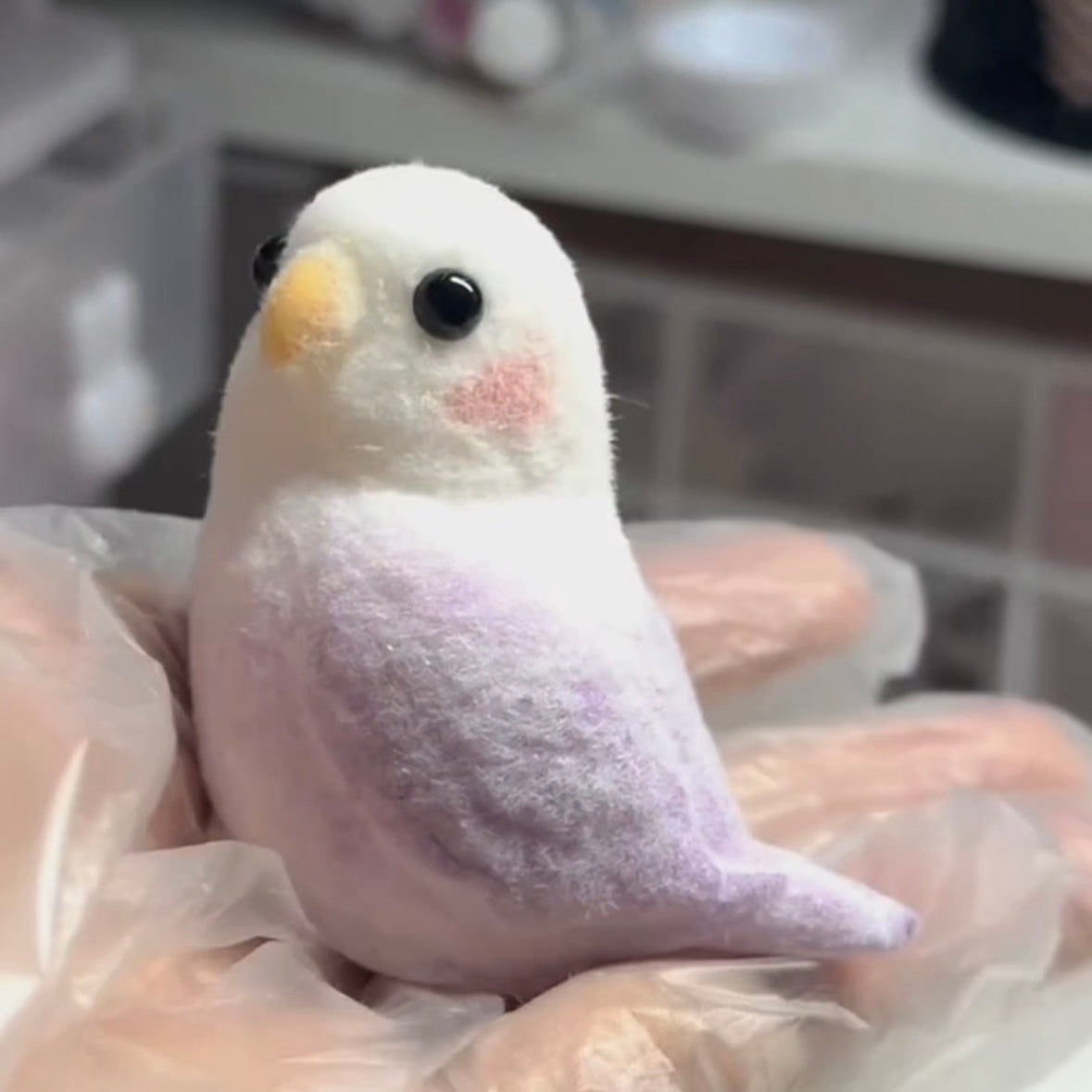 Handmade Parrots Taba Squishy Toy