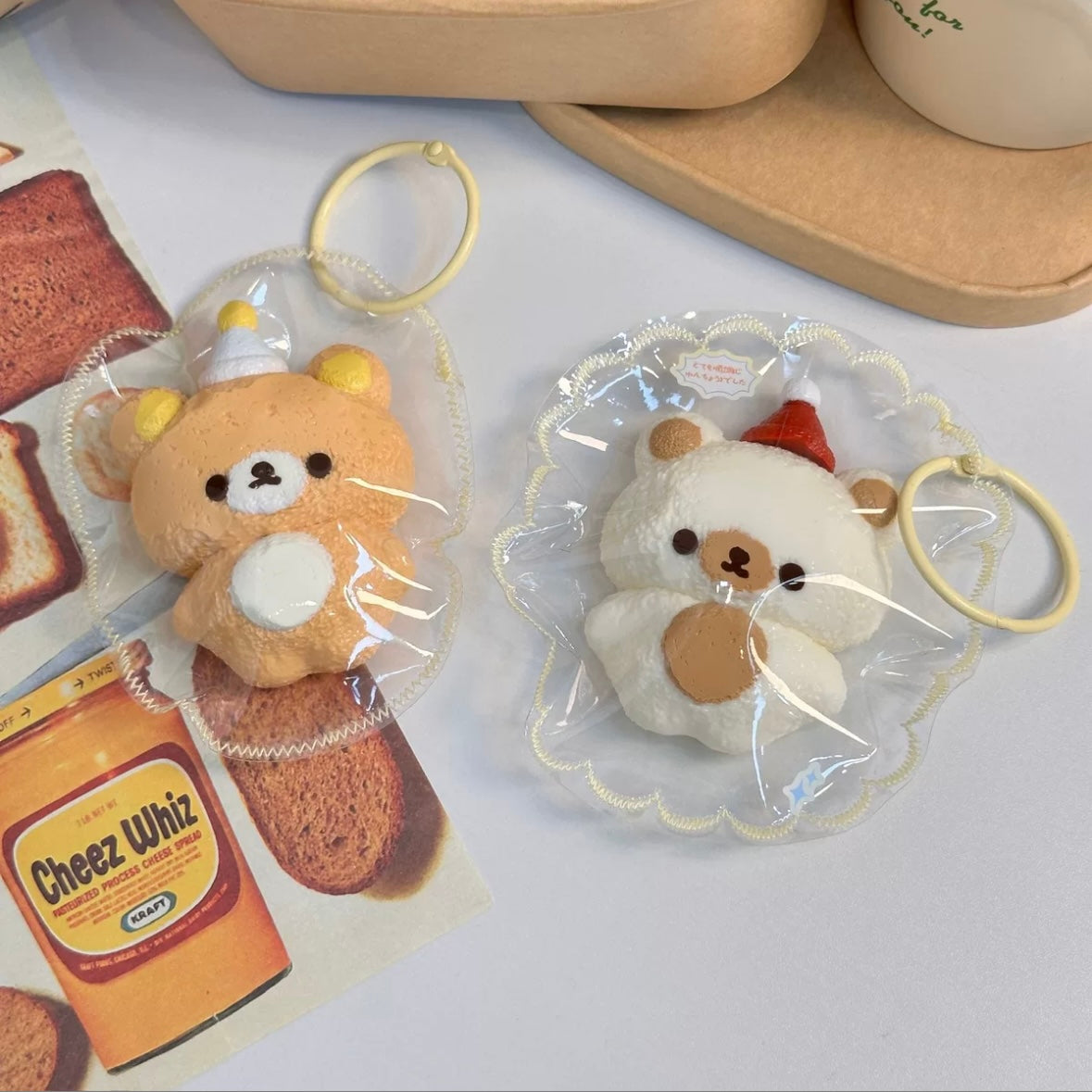 Hat Bear Squishy Taba Squishy Toy - Christmas Series