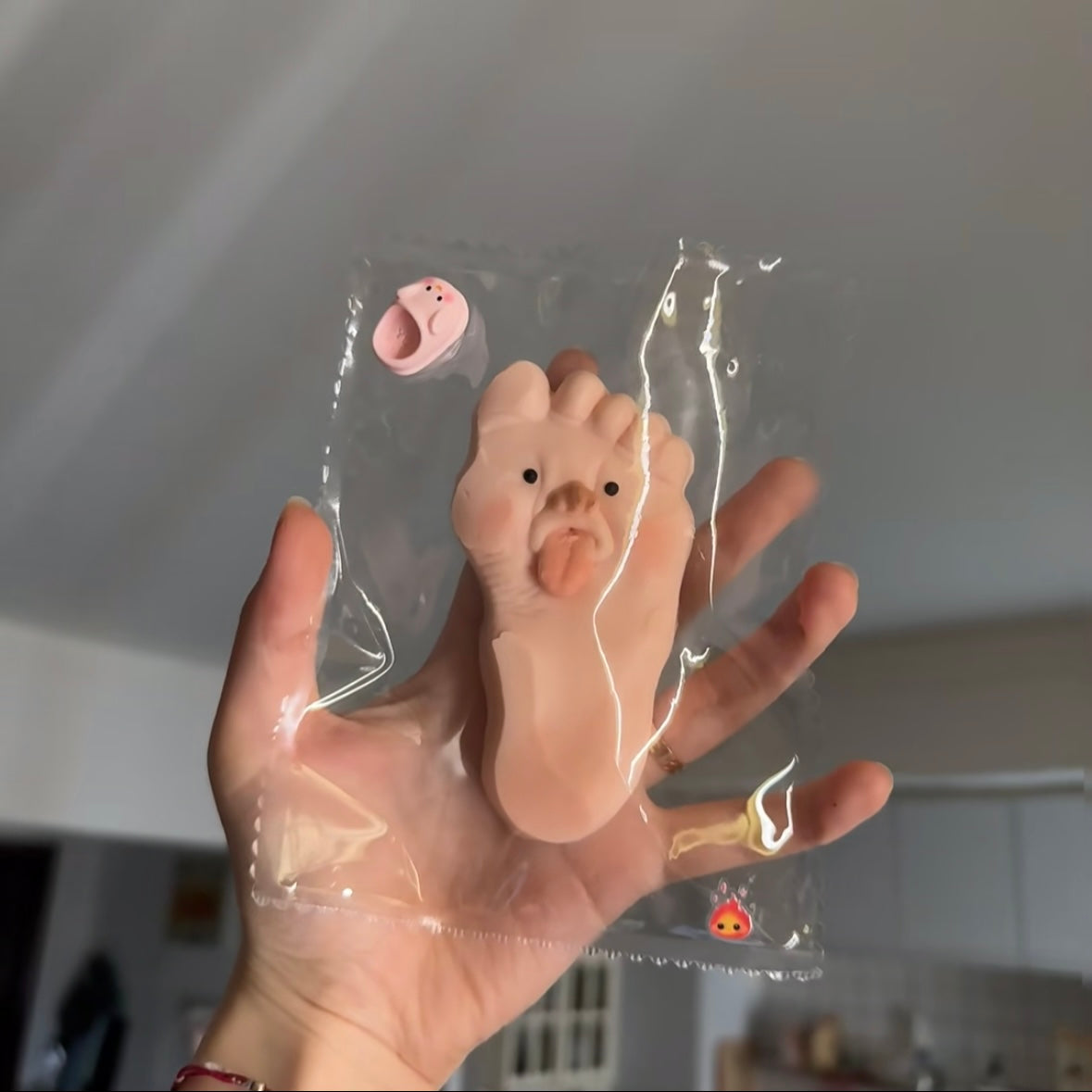 Handmade Foot Taba Squishy Toy
