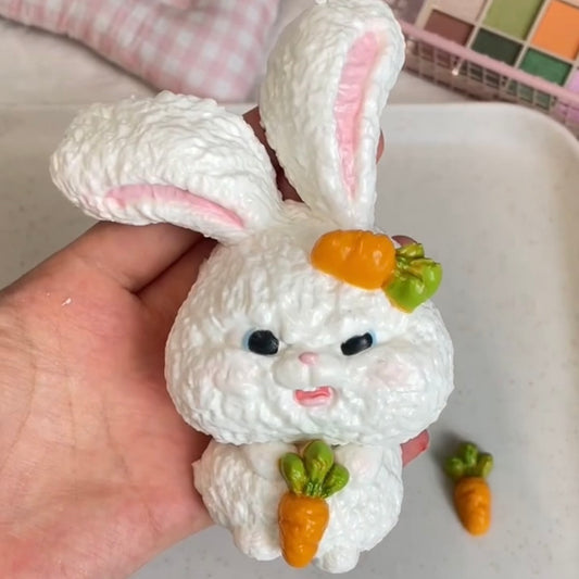 Rabbit Bunny Snowball Taba Squishy Toy