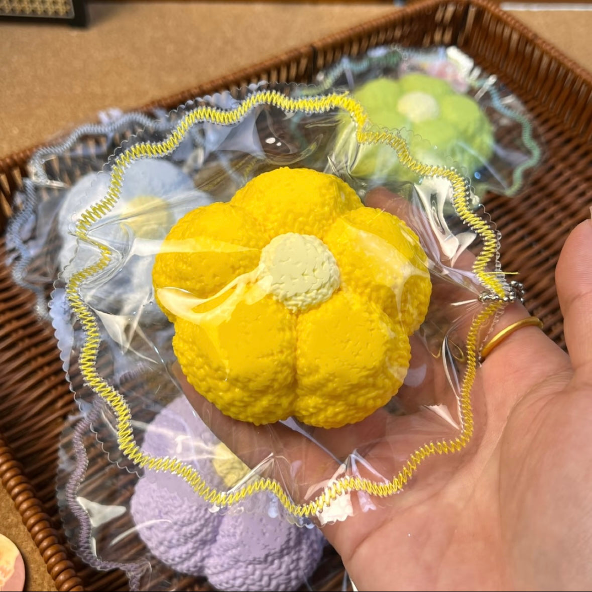 Handmade Silicone Sunflower Stress Relief Squishy Toy