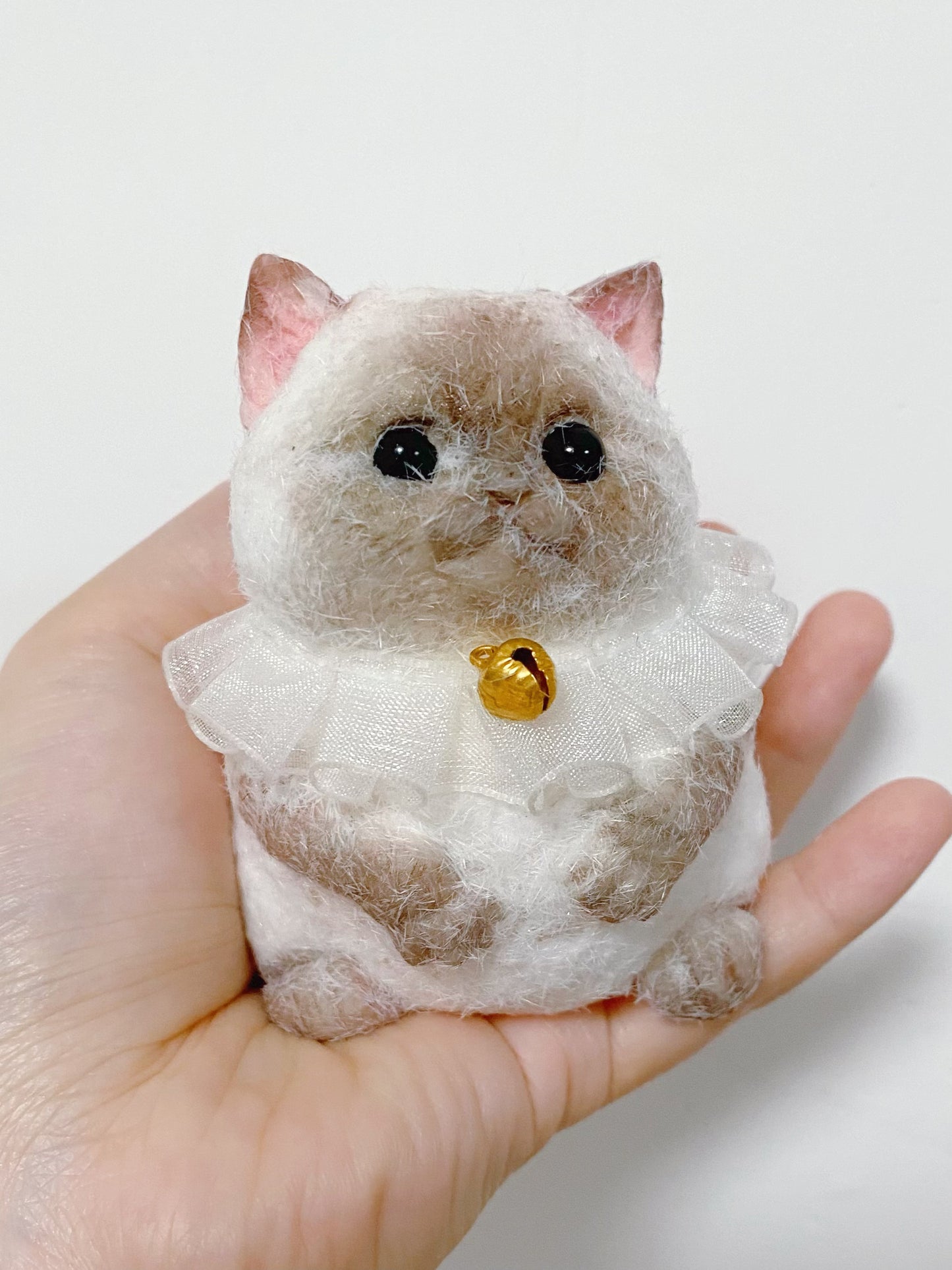 Handmade Siamese Kitty Cat Stress Relief Taba Squishy Toy