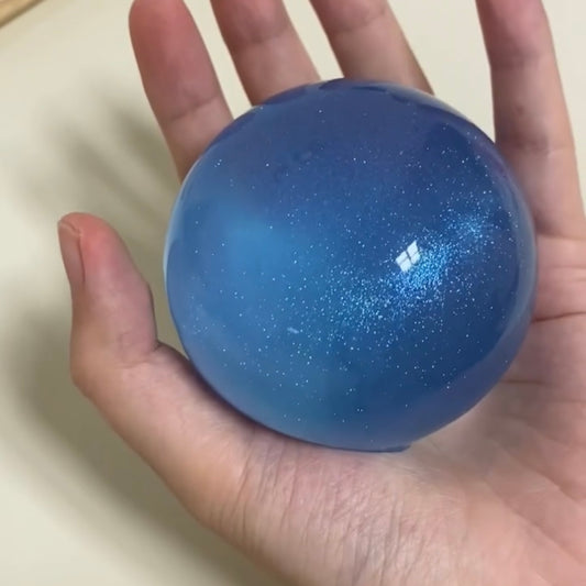 Transparent Handmade Silicone Stress Ball Taba Squishy Toy with Freebie