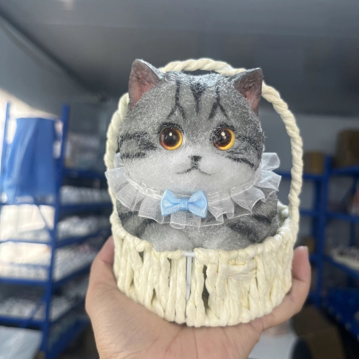 500g Handmade Silicone Kitty Cats Taba Squishy Toy with Bag
