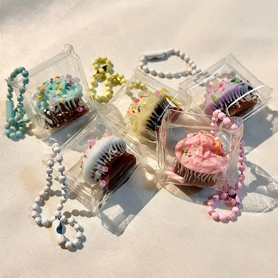 5pcs Cake Cup Taba Squishy Toy - Christmas Series