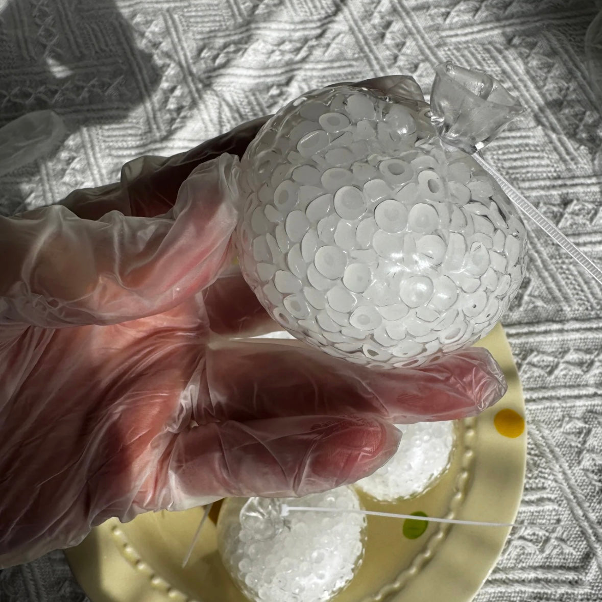 White Glutinous Rice Handmade Stress Balls