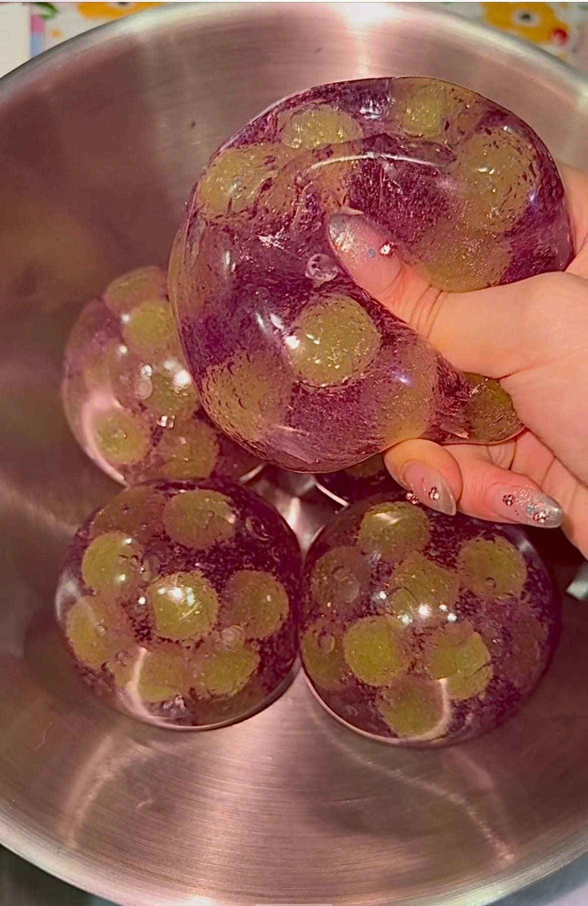 Purple Handmade Stress Balls