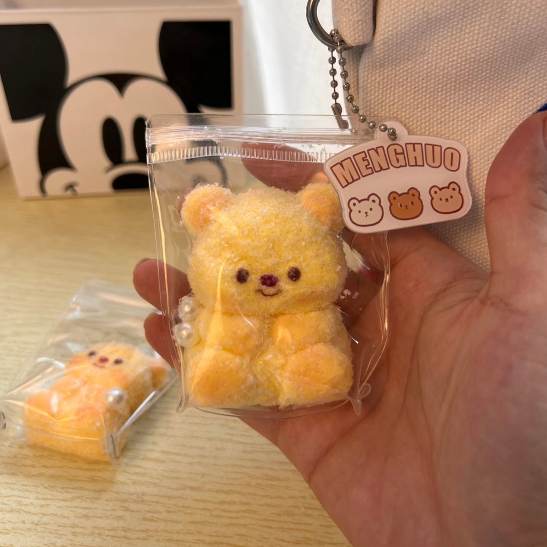 Handmade Butter Bear Taba Squishy Toy