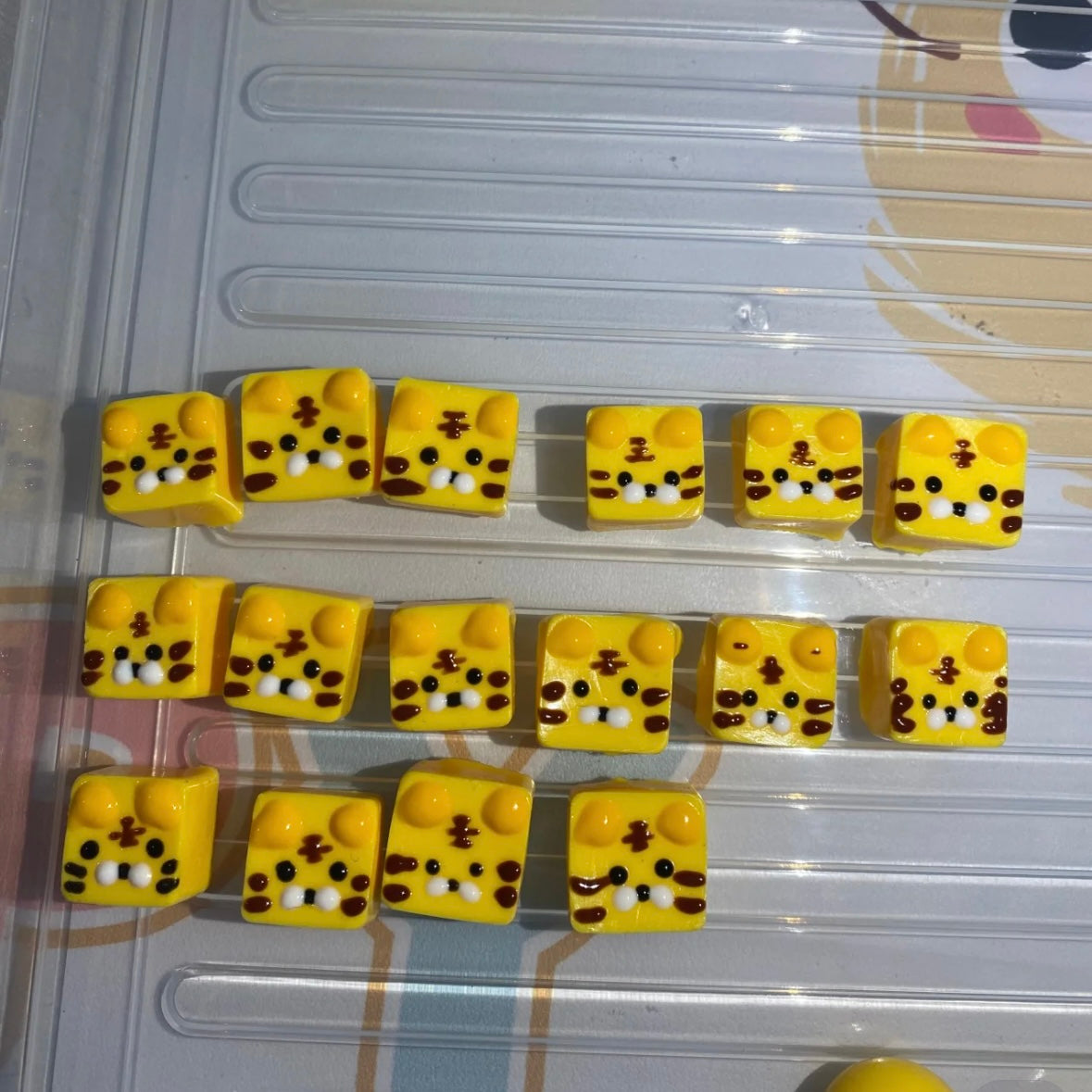 6pcs / 9pcs Mini Animals Taba Squishy Toy