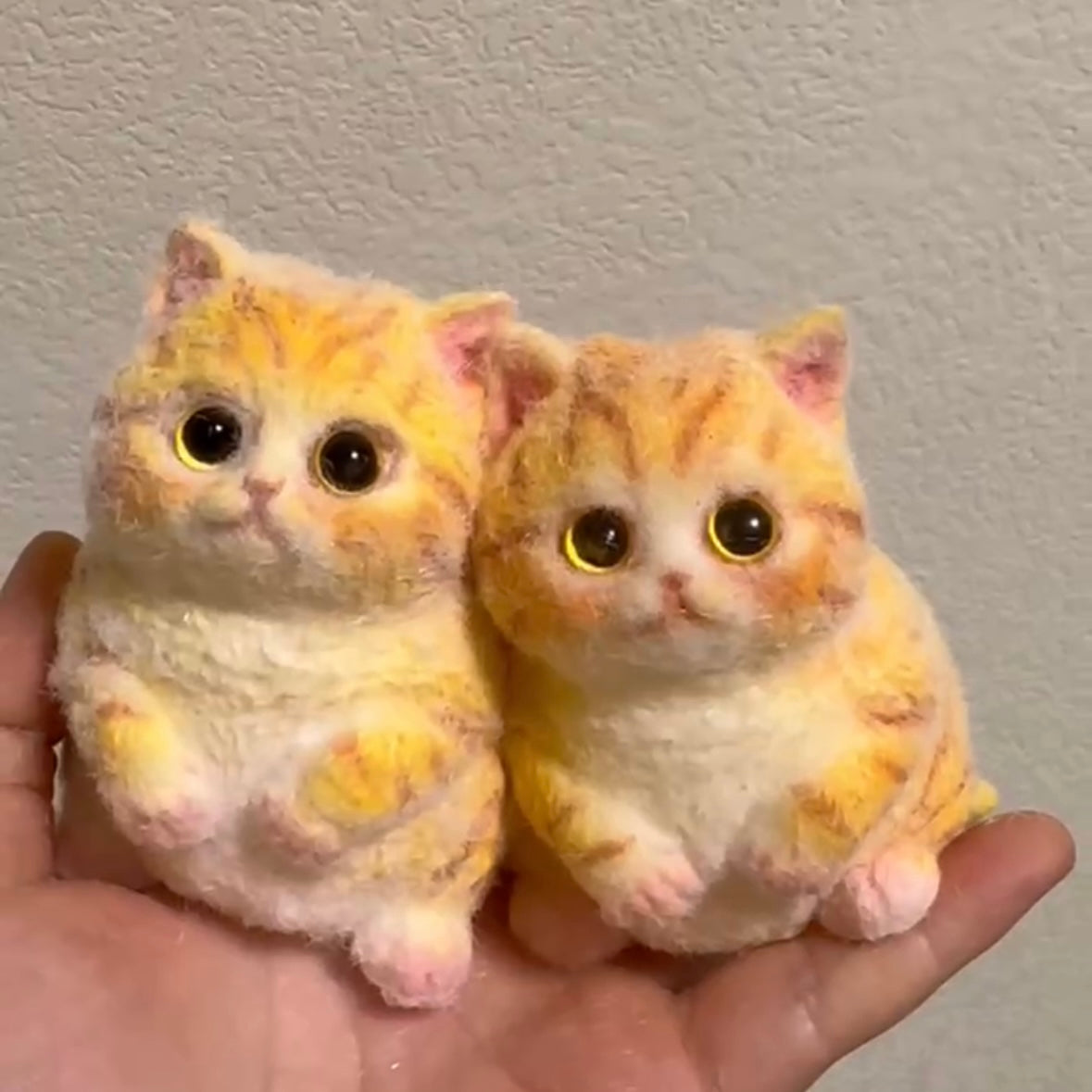 Handmade Orange Cat Taba Squishy Toy