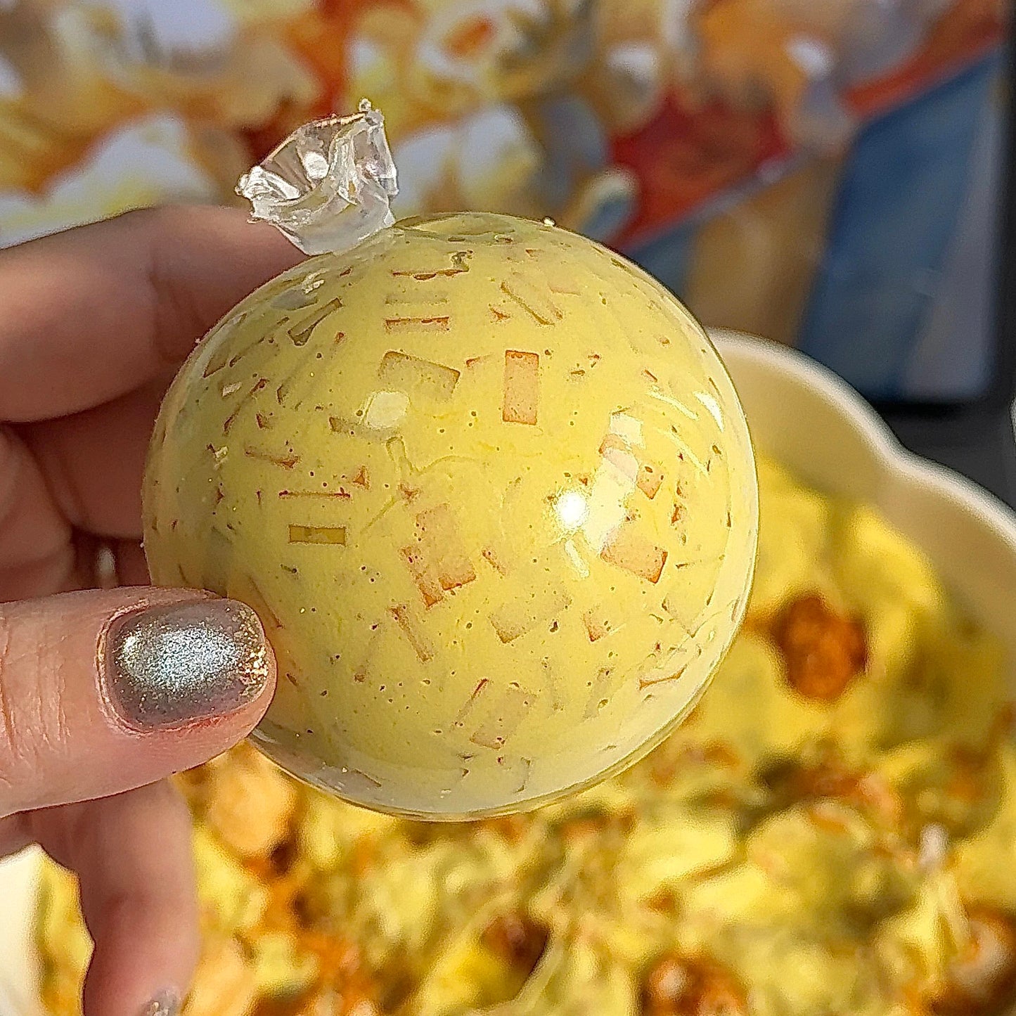 Cheese Popcorn Handmade Stress Balls