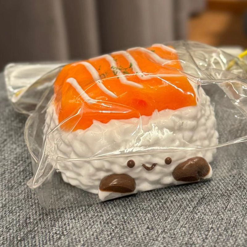 Salmon Rice Balls Mold Silicone Squishy Mold