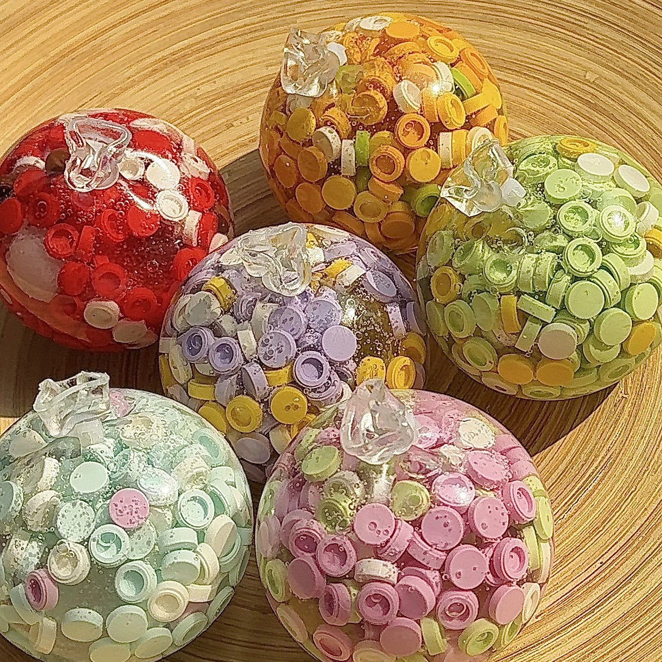 Building Block Handmade Stress Balls