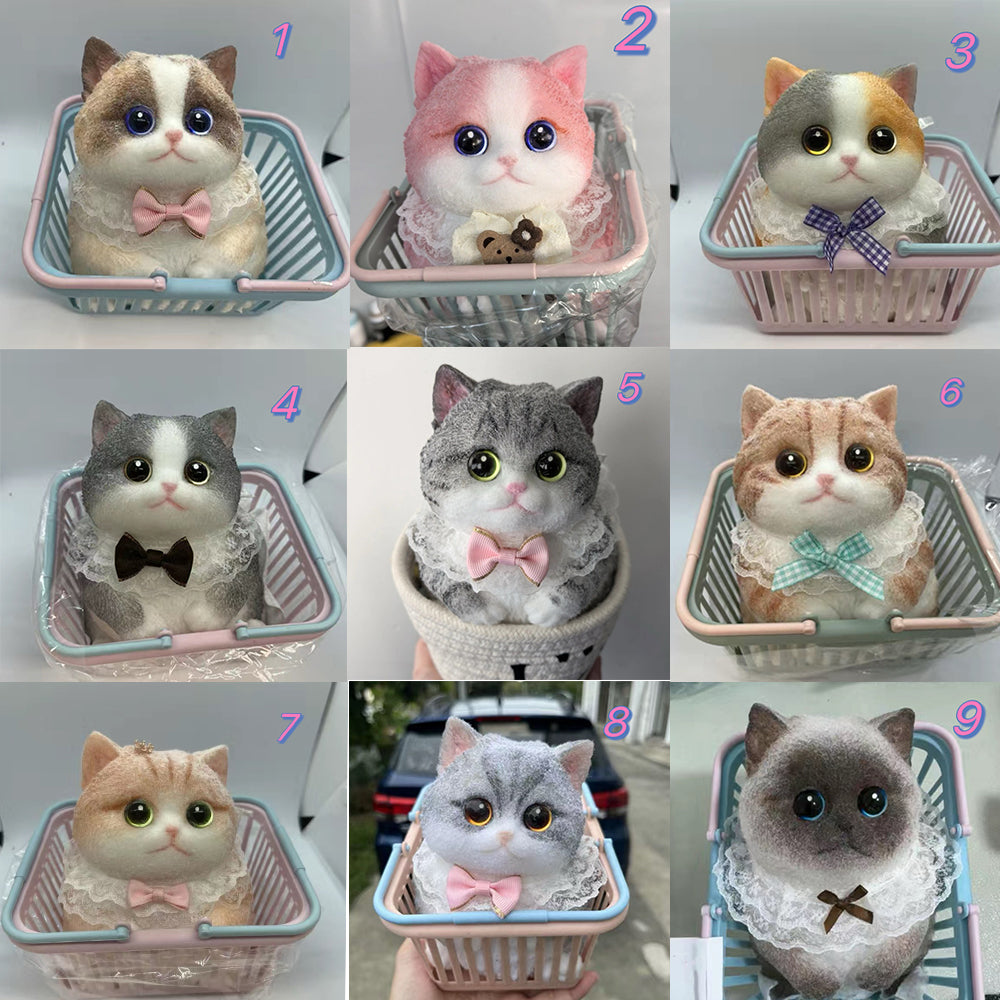 1000g Handmade Silicone Cats Stress Relief Taba Squishy Toy