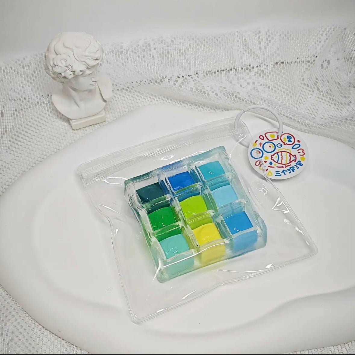 Handmade Transparent Palette Taba Squishy Toy