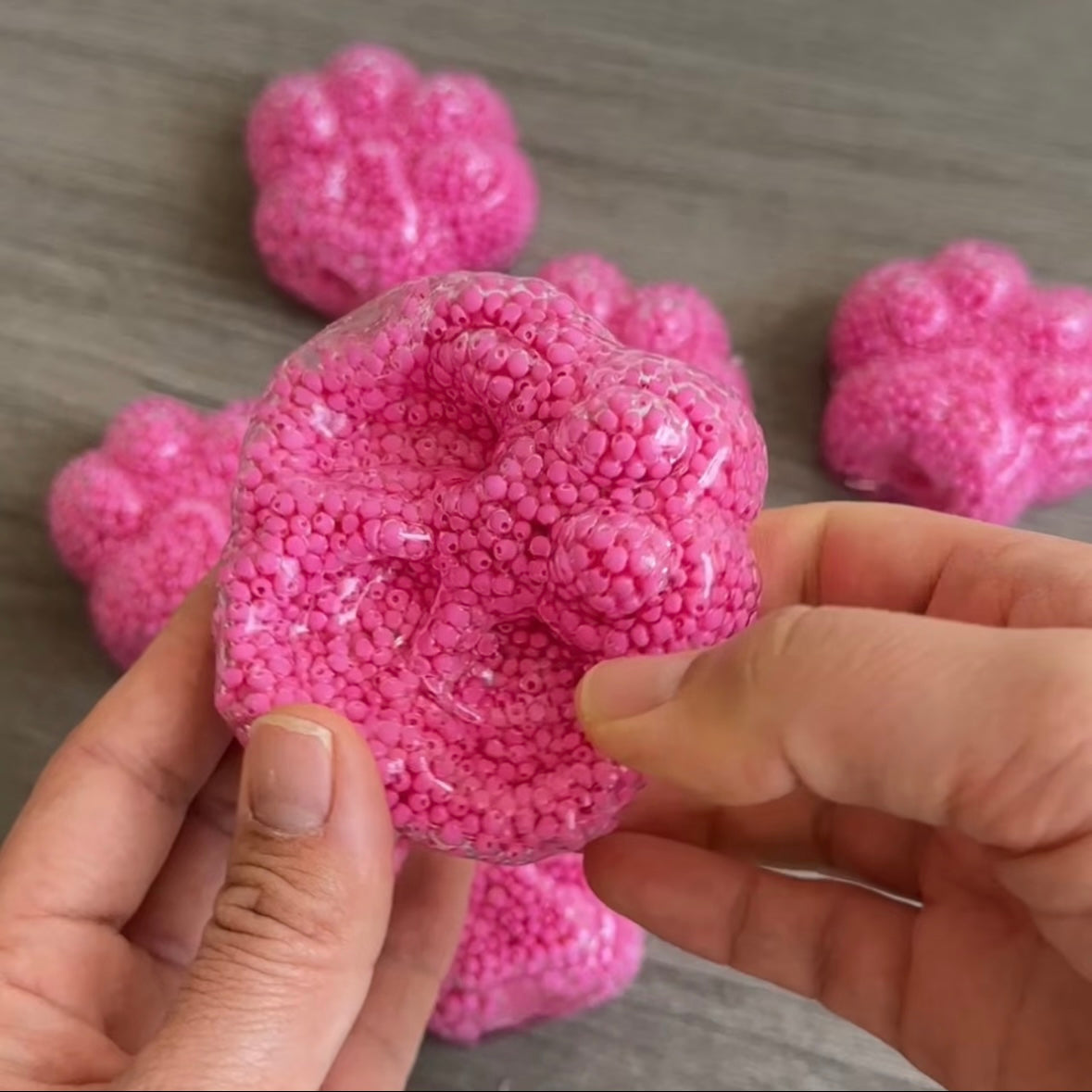 Rose Cat's Paw Handmade Stress Balls