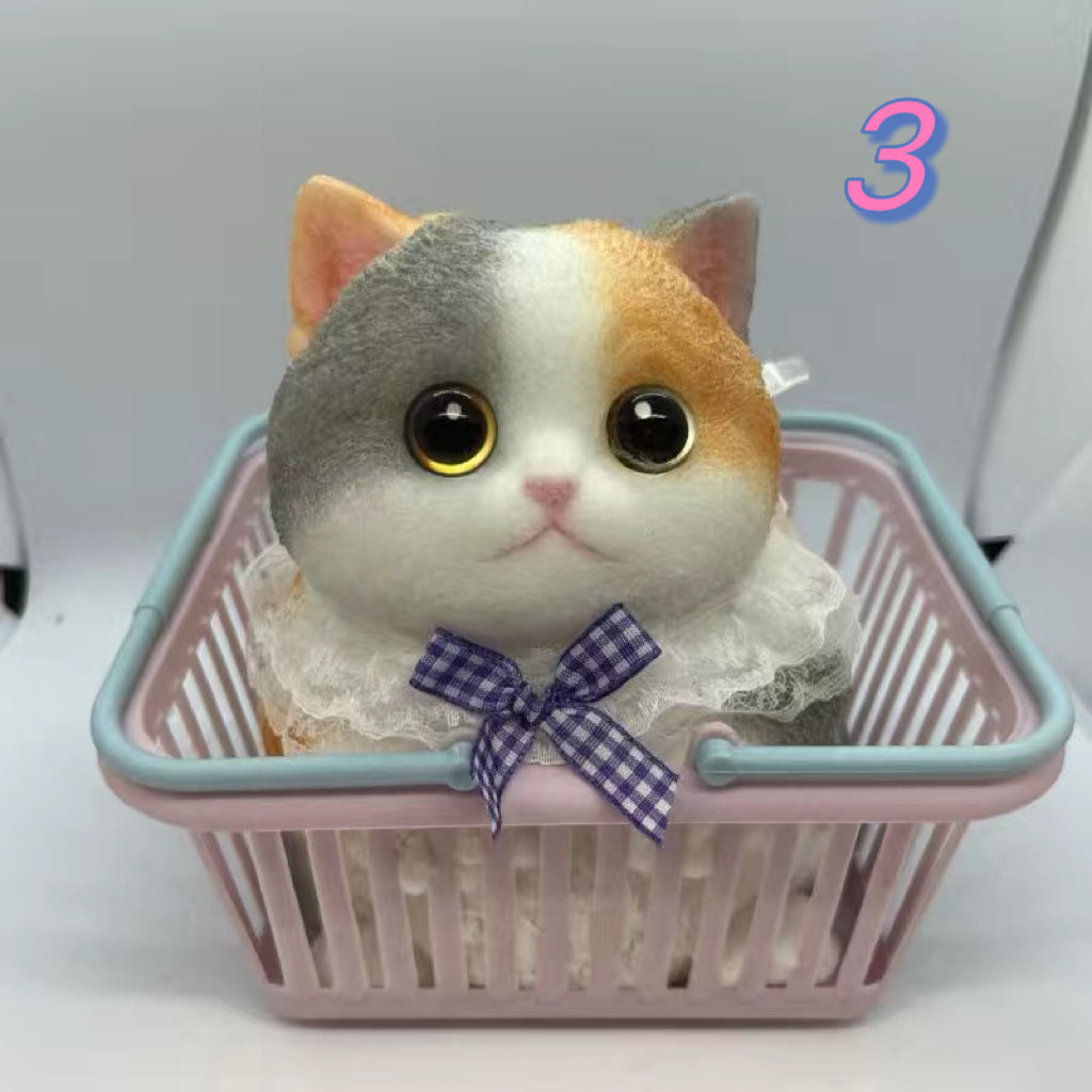 1000g Handmade Silicone Cats Stress Relief Taba Squishy Toy