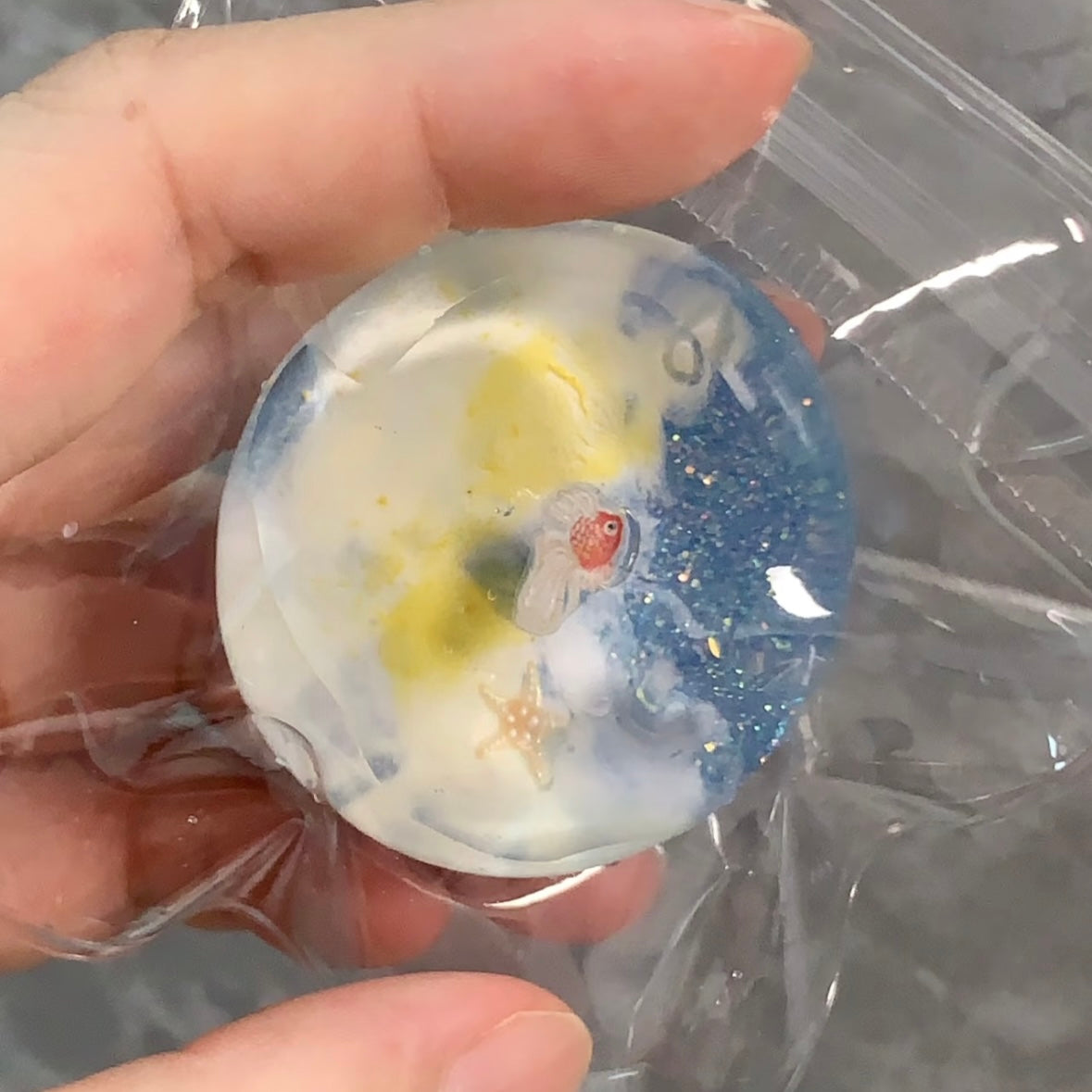 Transparent Strips / Balls Taba Squishy Toy