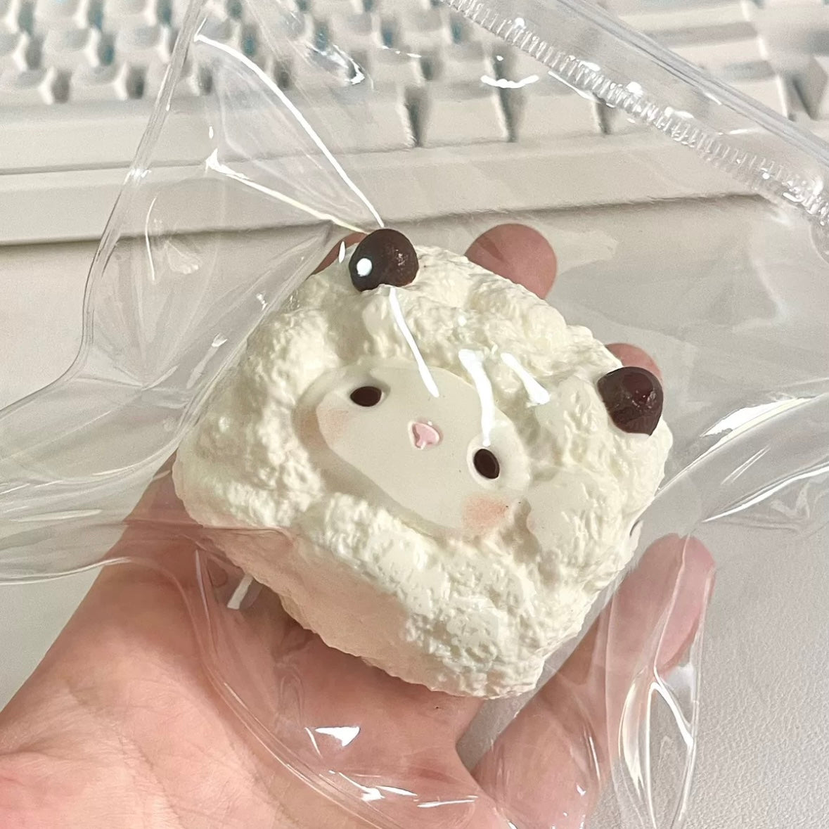 Handmade Silicone Sheep Taba Squishy Toy