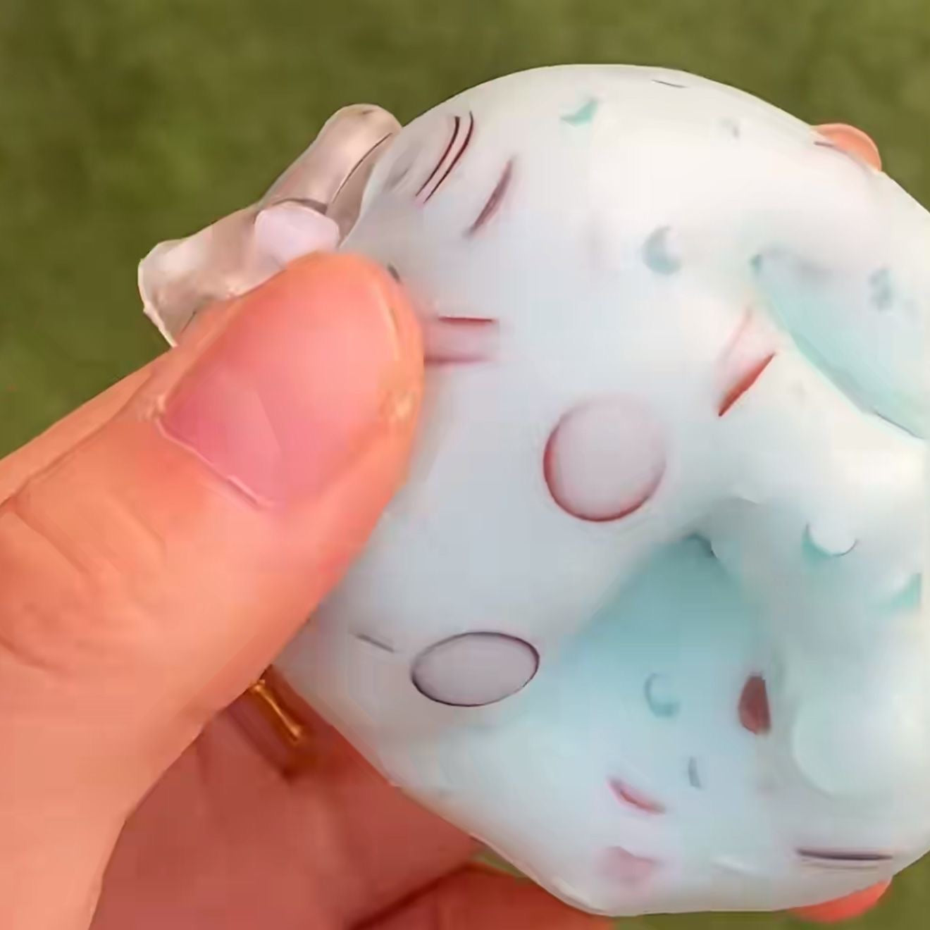 10pcs 4cm Mini Handmade Stress Balls - Random Color