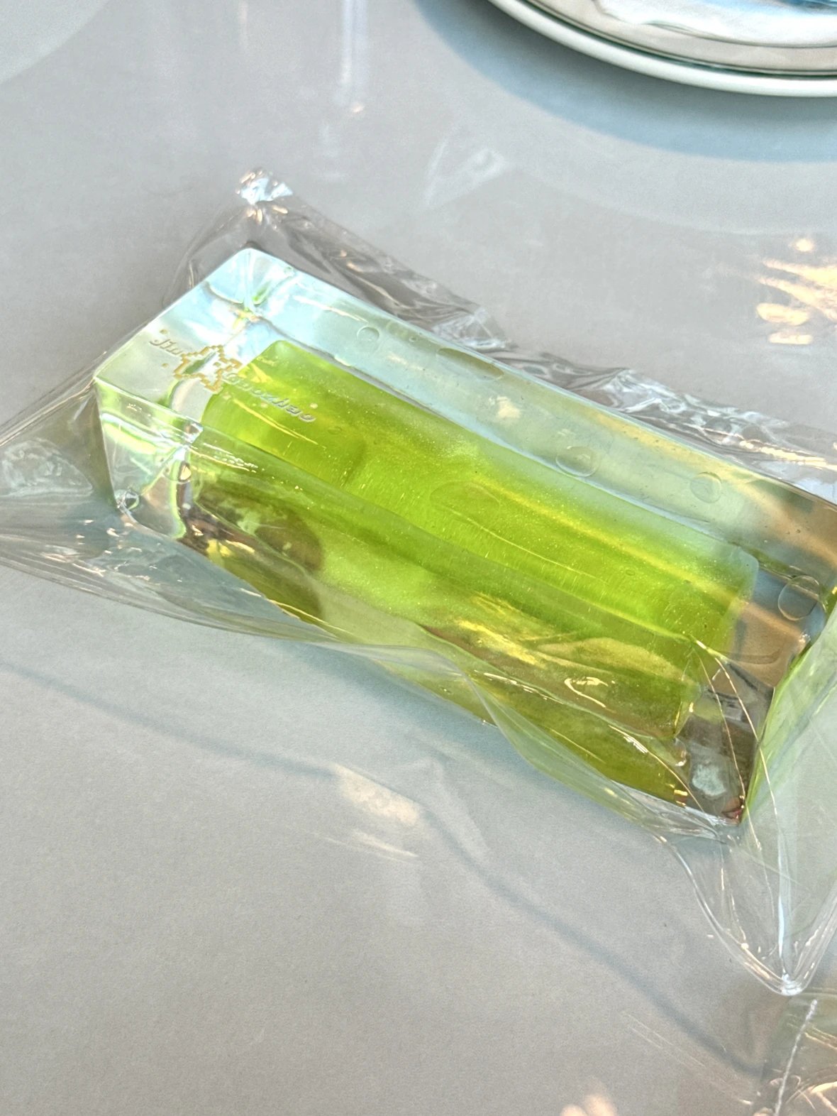 Transparent Handmade Rectangle Ice Cube Taba Squishy Toy
