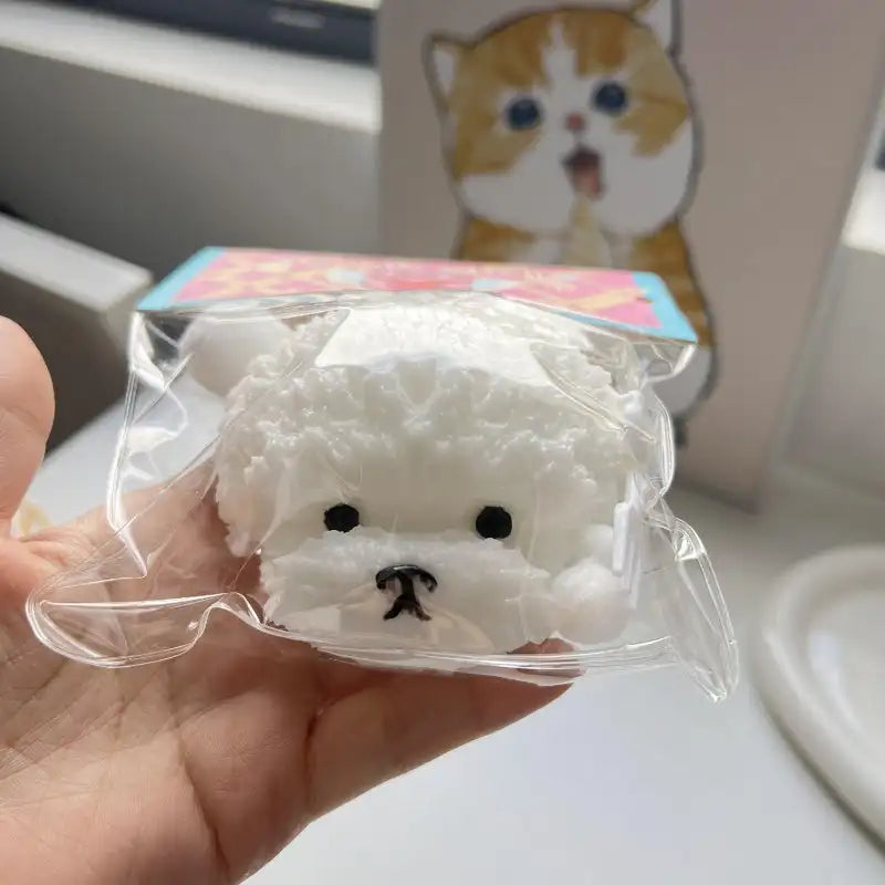 Handmade Silicone Puppy Without Flocking Stress Relief Squishy Toy
